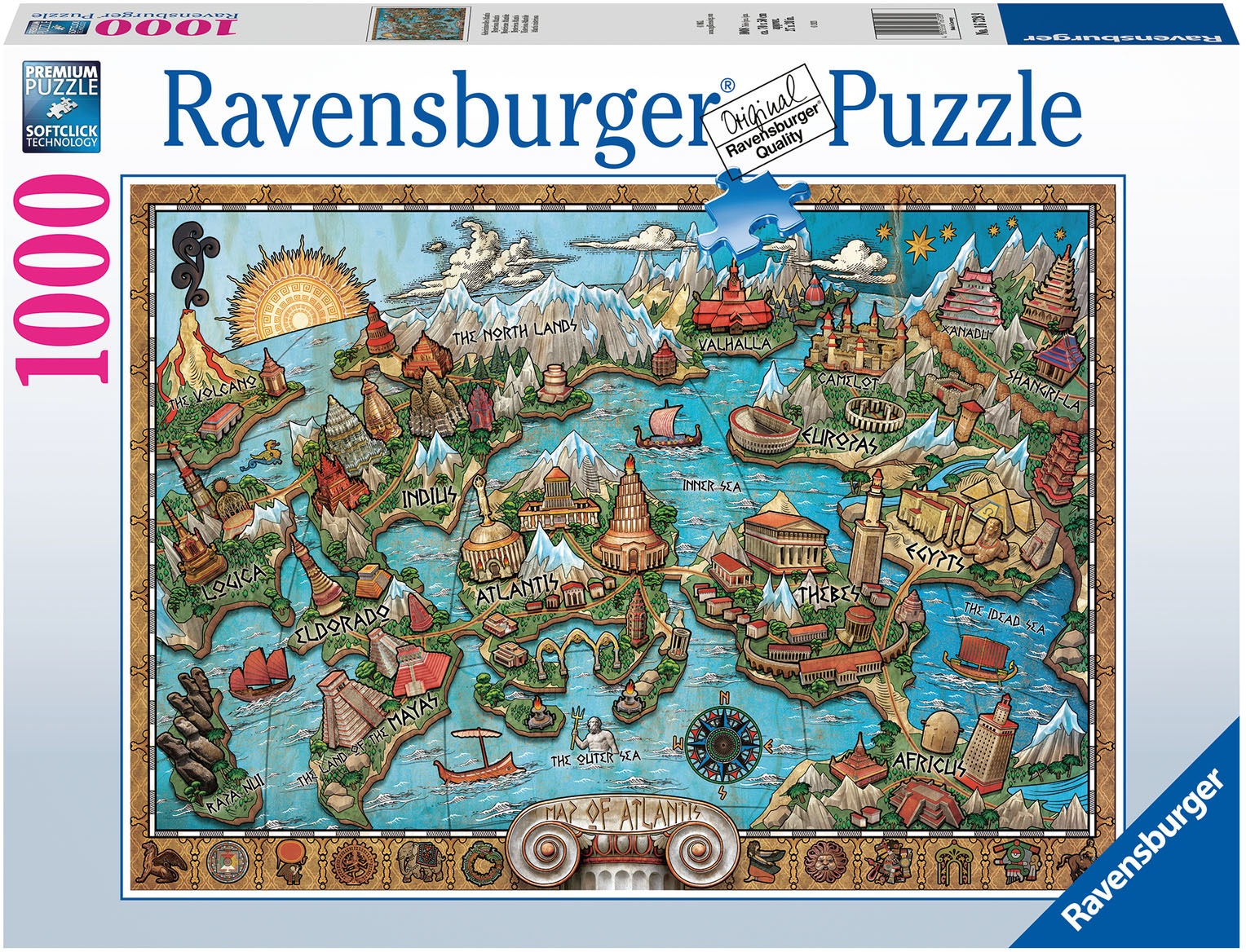 Ravensburger Puzzle »Geheiminsvolles Atlantis«, FSC® - schützt Wald - weltweit; Made in Germany