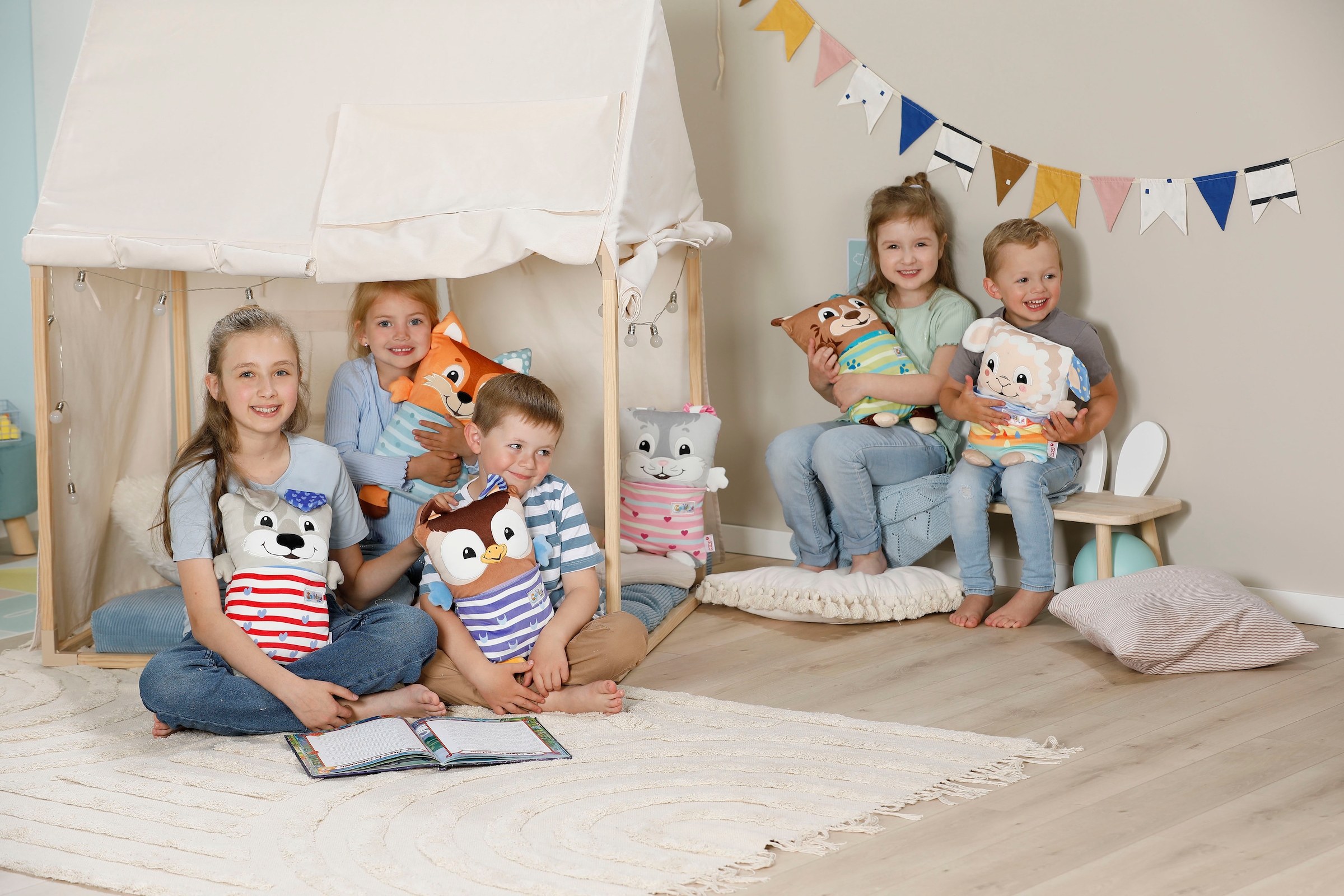 Nici Kuscheltier »Cosidoos, Schaf mit Wendefunktion 30x20 cm«