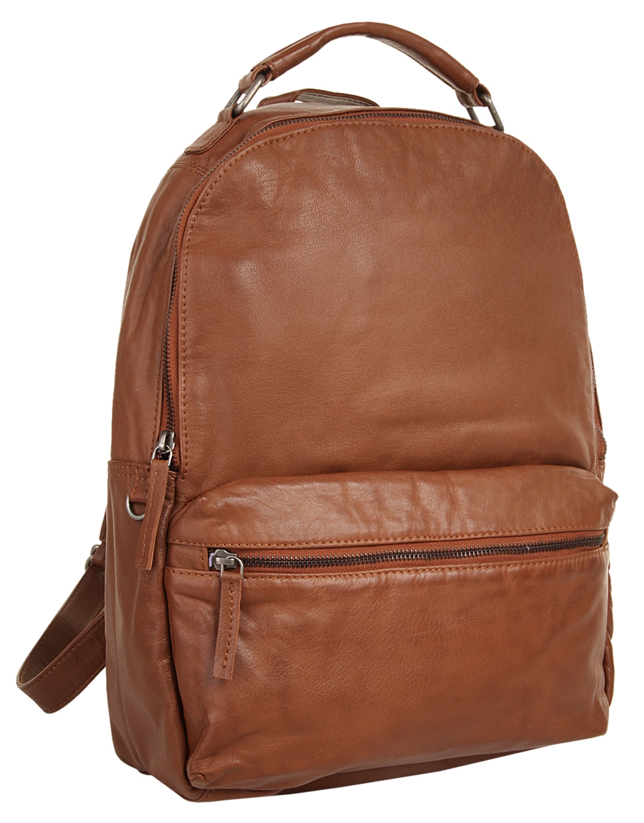 WouWou Cityrucksack, echt Leder