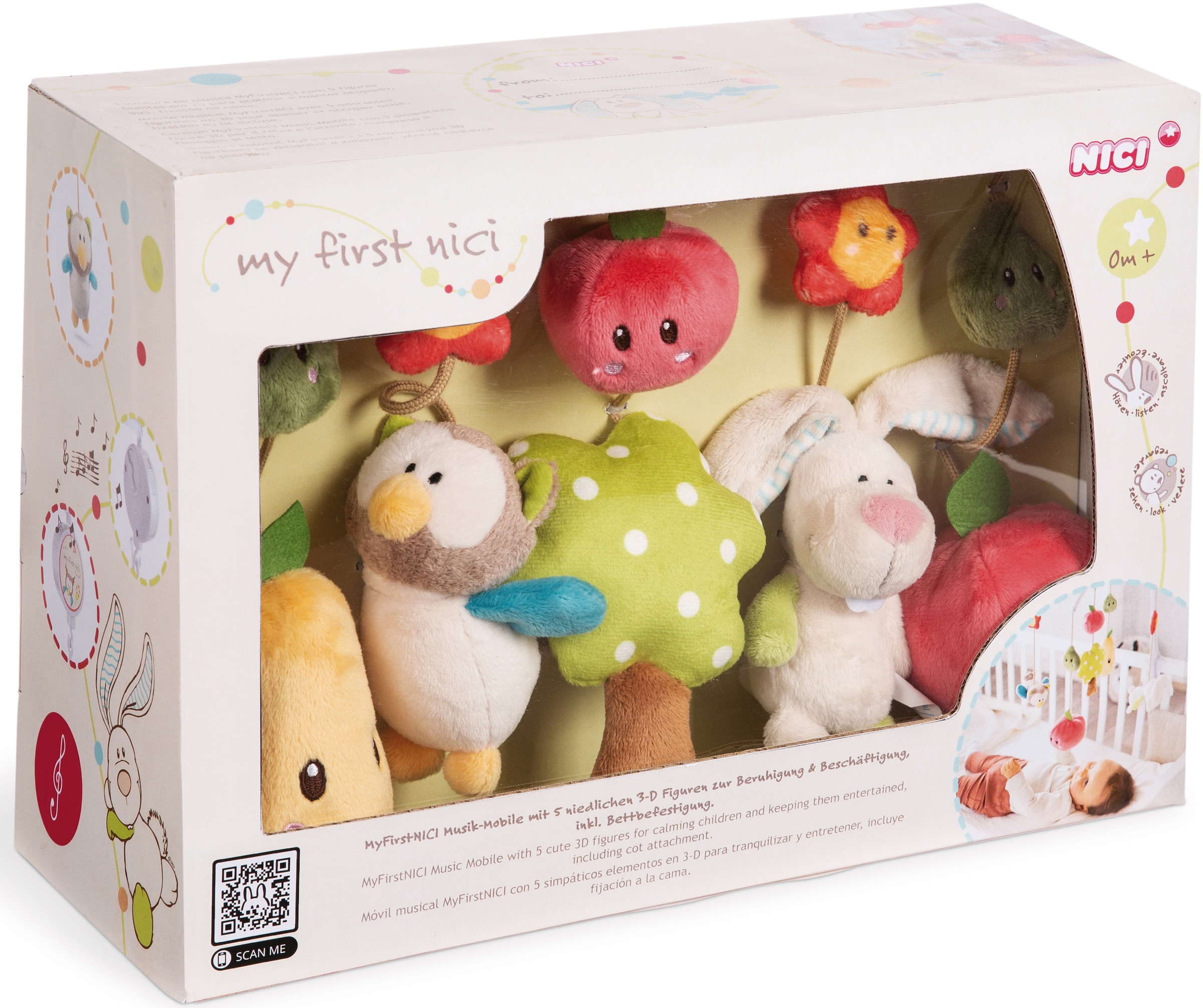 Nici Mobile »My First NICI, Hase und Eule«, in Geschenkverpackung