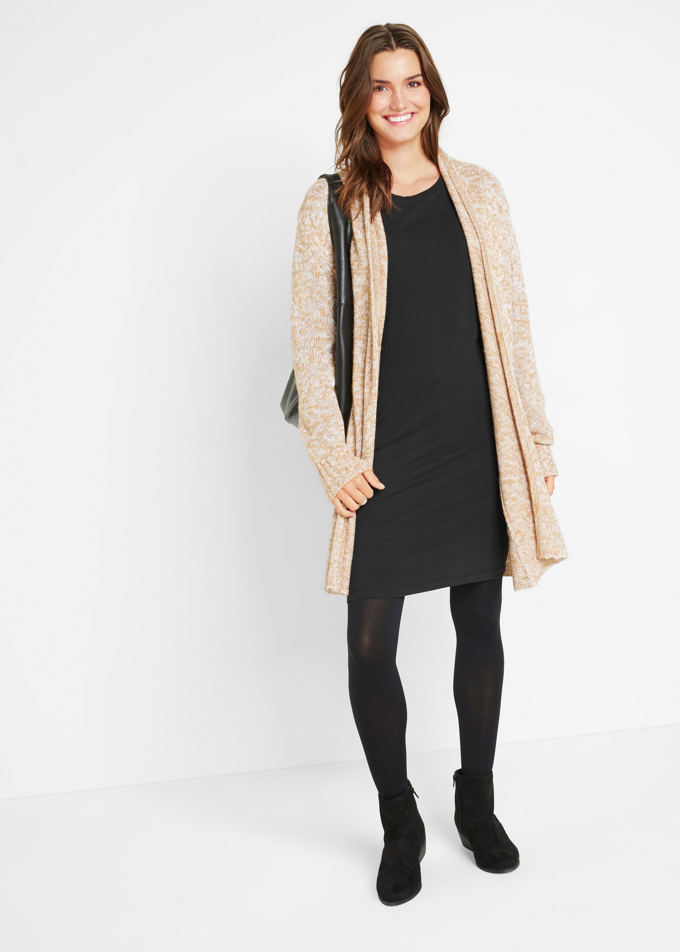 bonprix Jerseykleid »Figurbetontes Jerseykleid (2er Pack)« Packung, 2, 2 Stk. tlg. Figurbetontes Jerseykleid (2er Pack)