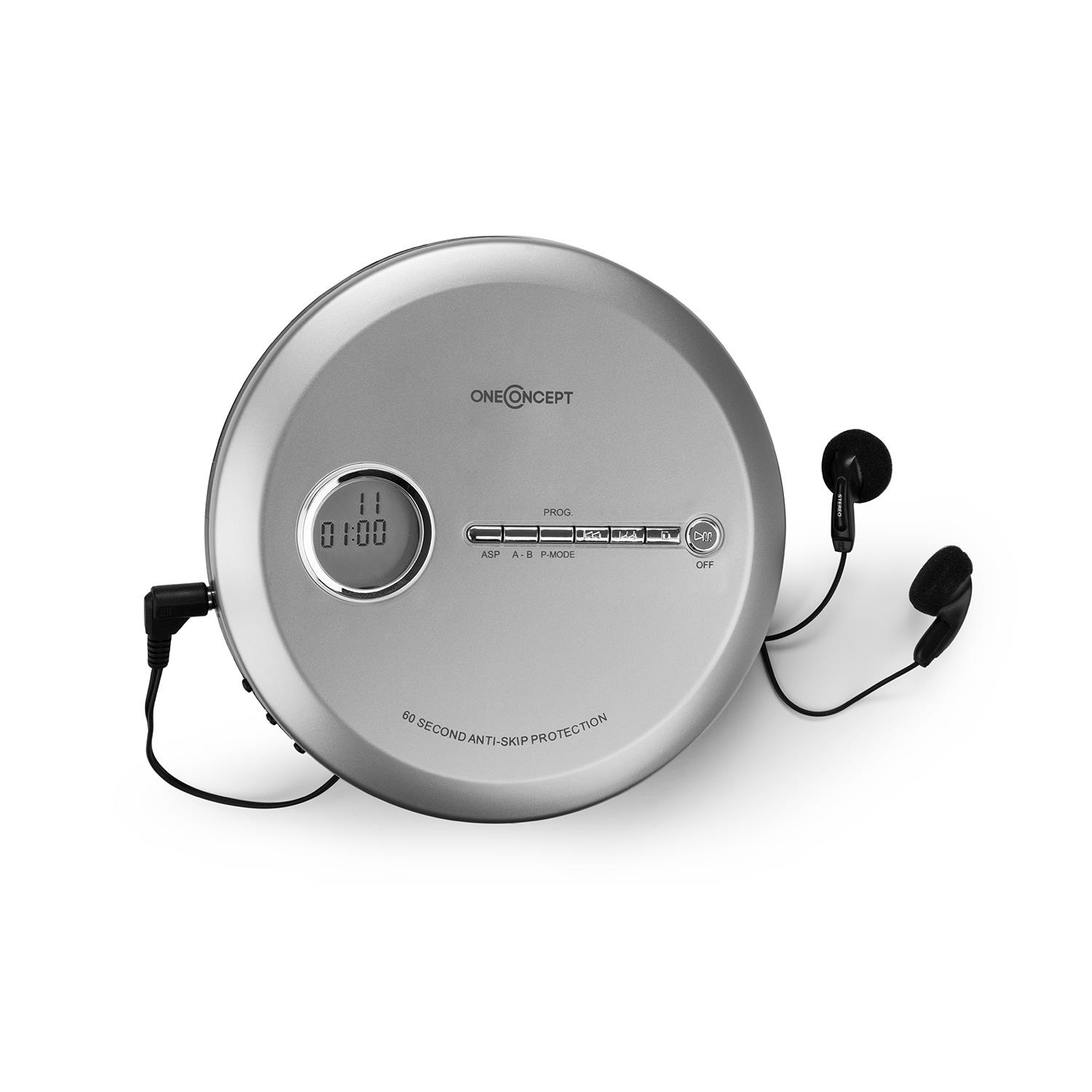Discman CD-Player tragbar Antishock ESP MP3 CD-RW Akku »CDC-100MP3«