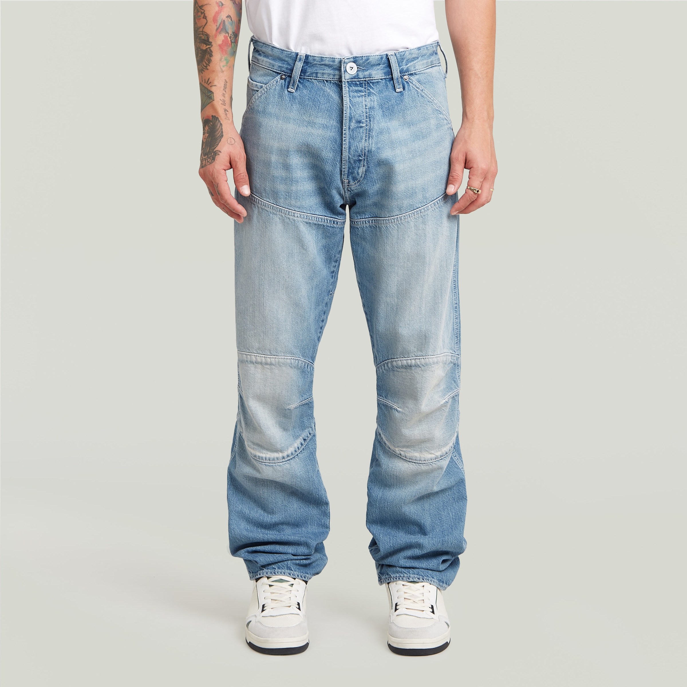 G-STAR Regular-fit-Jeans »5620 3D Regular«, mit Knie-Patches