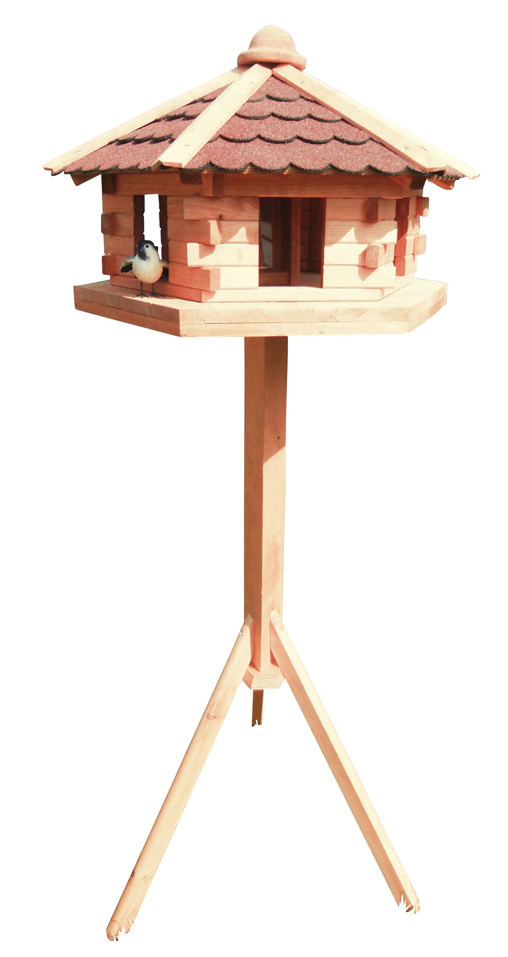 promadino Vogelhaus »Knusperhäuschen«, BxTxH: 59x57x143,5 cm, mit Standbein kaufen