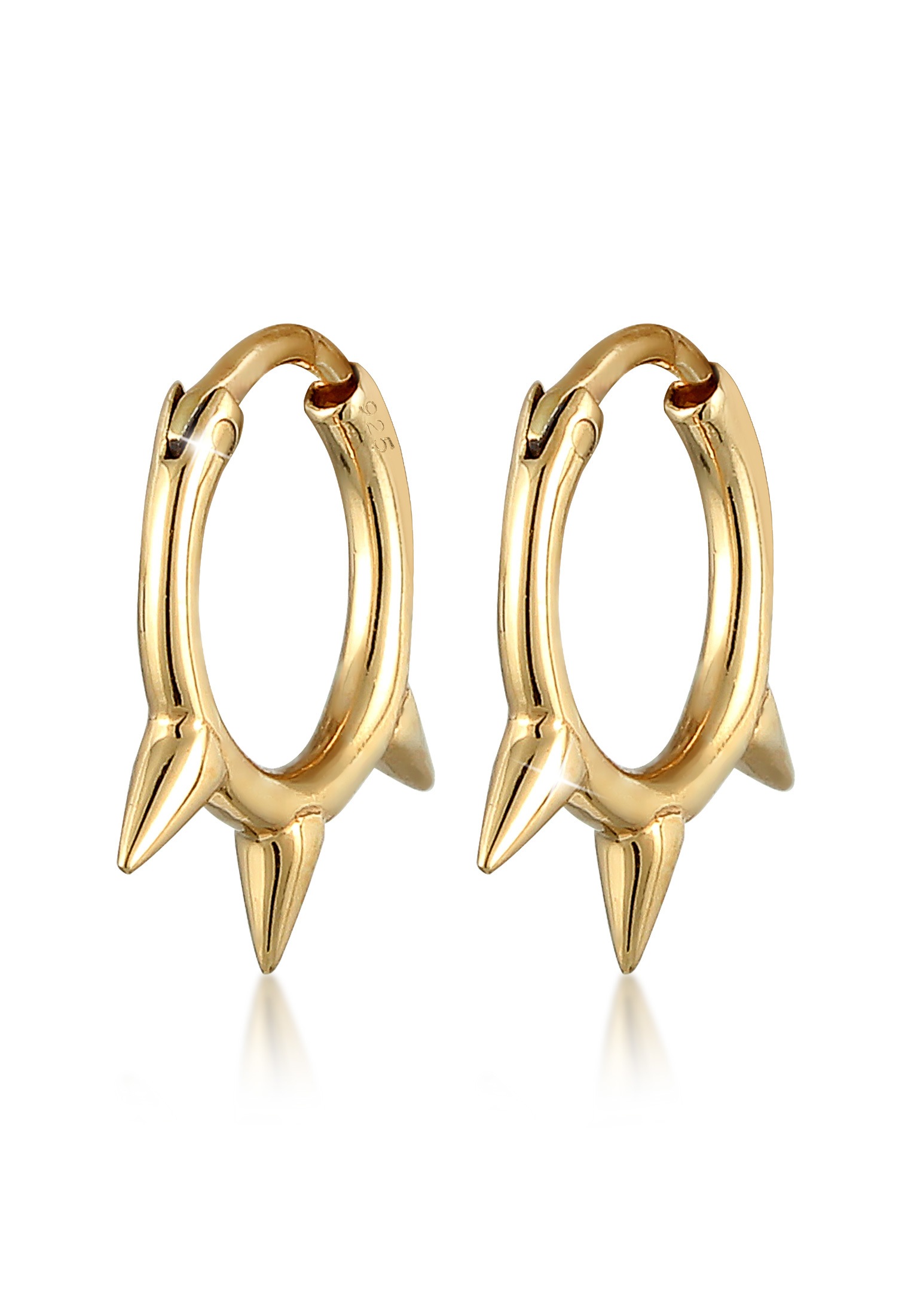 Elli Paar Creolen »Creolen Spikes Trend Must-Have Blogger 925 Silber«