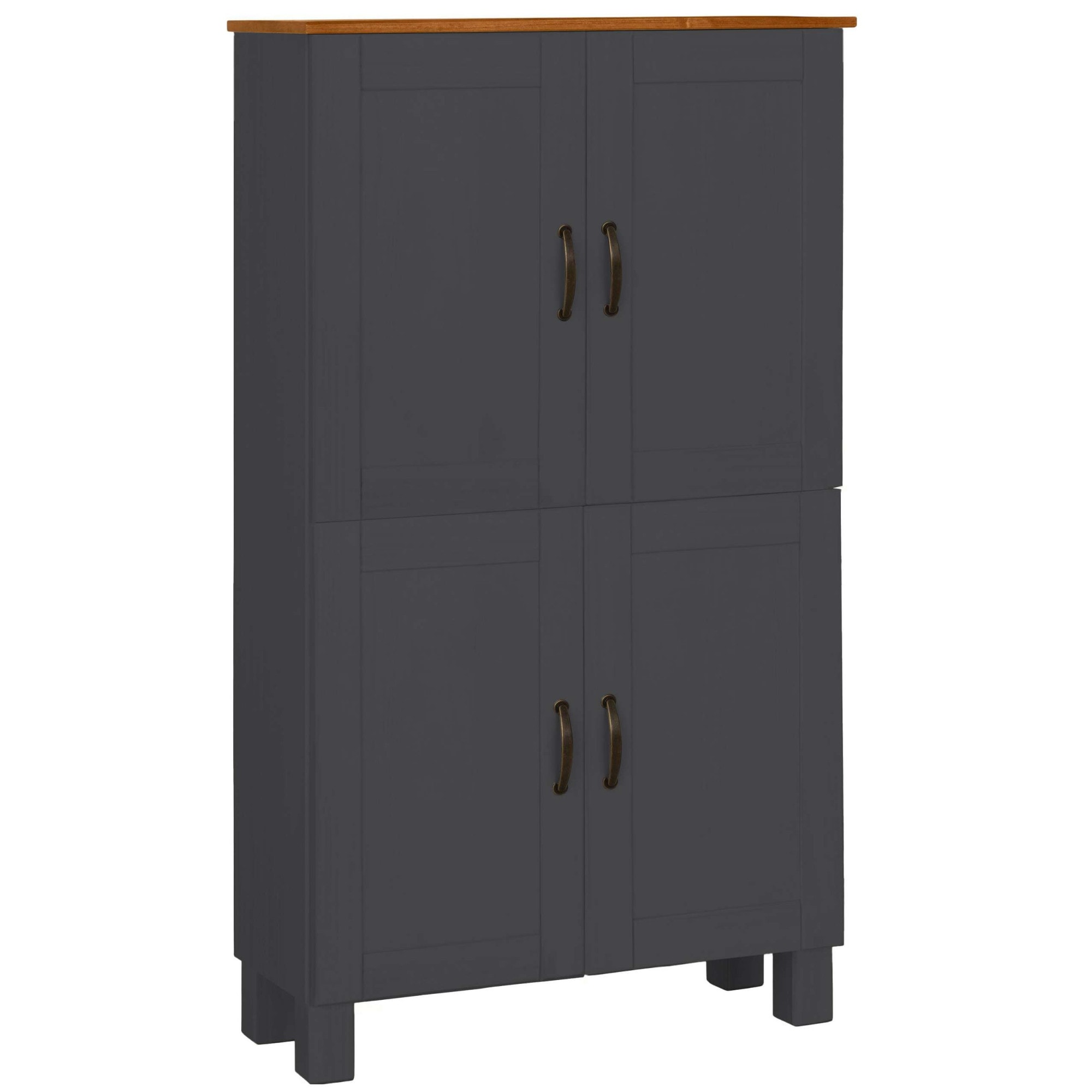 Home affaire Midischrank »Rodby«, FSC®-zertifiziertes Massivholz, Breite 75cm, Höhe 130cm