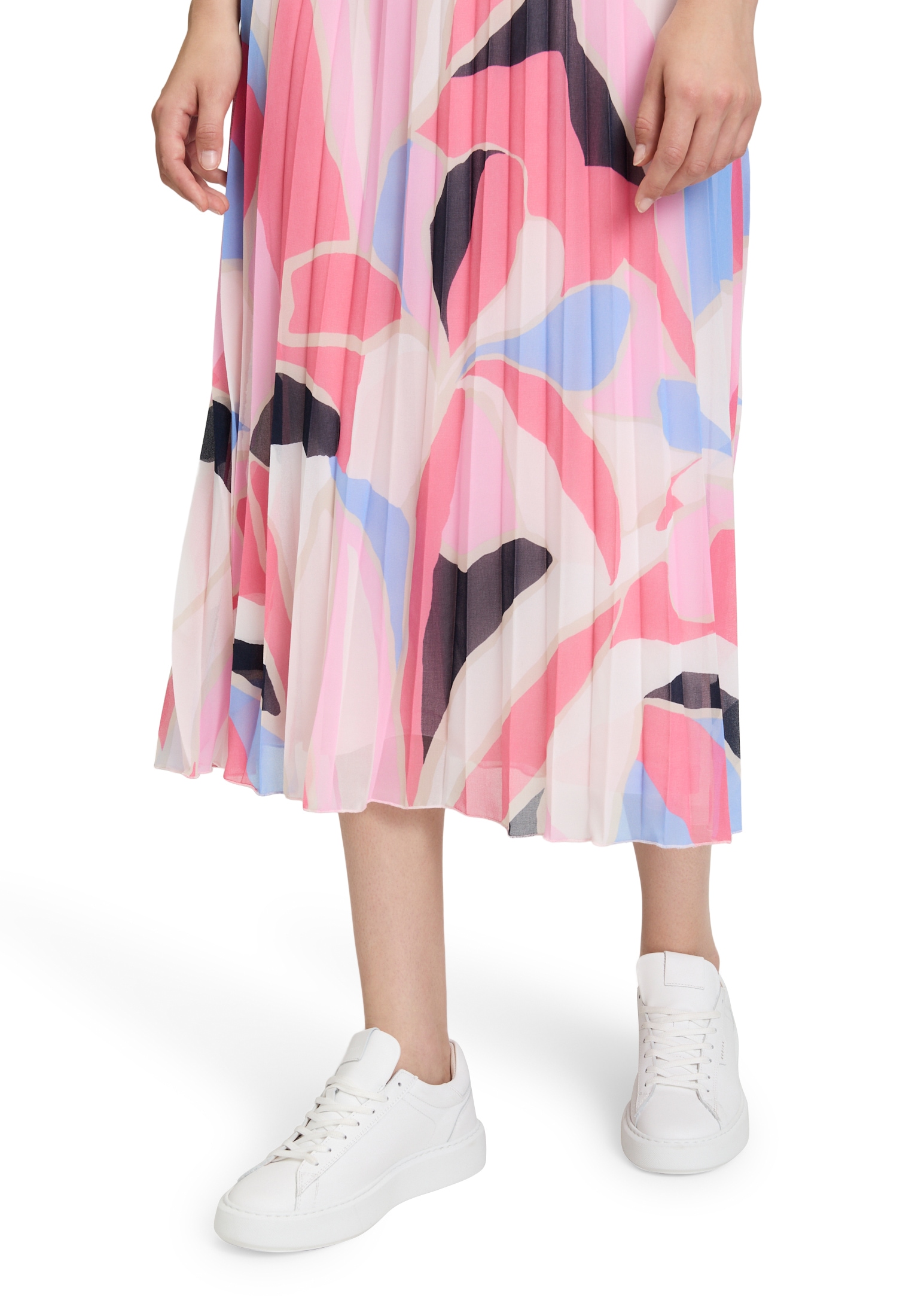 Betty&Co Faltenrock »Chiffonrock mit Plissee«