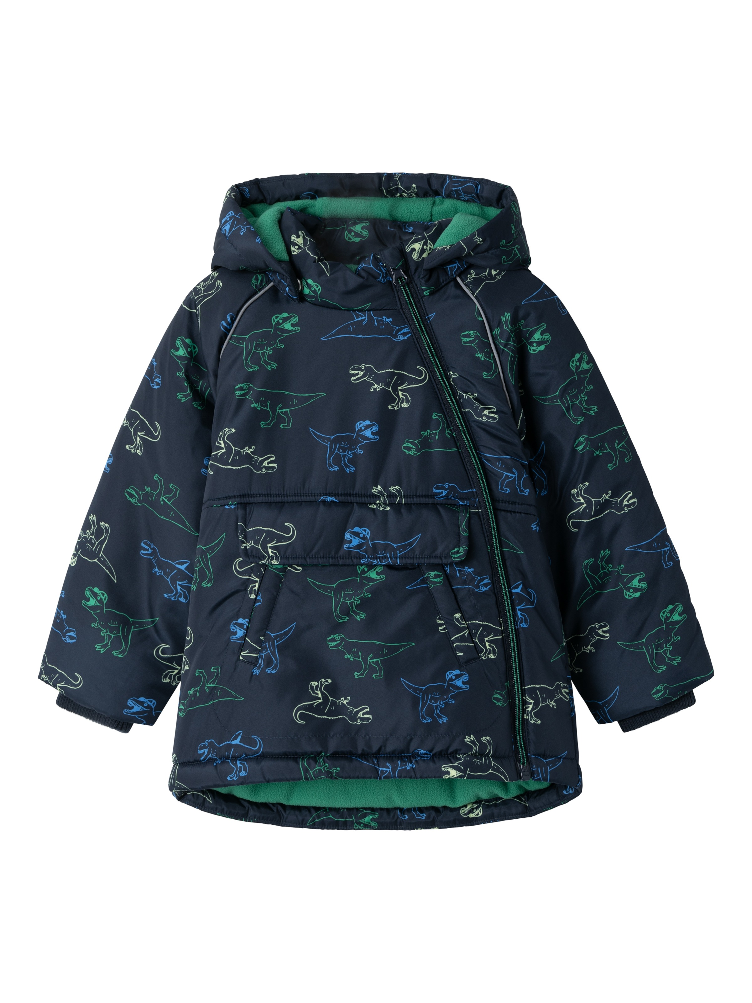 Name It Steppjacke »NMMMICCO JACKET AOP1«, mit Kapuze