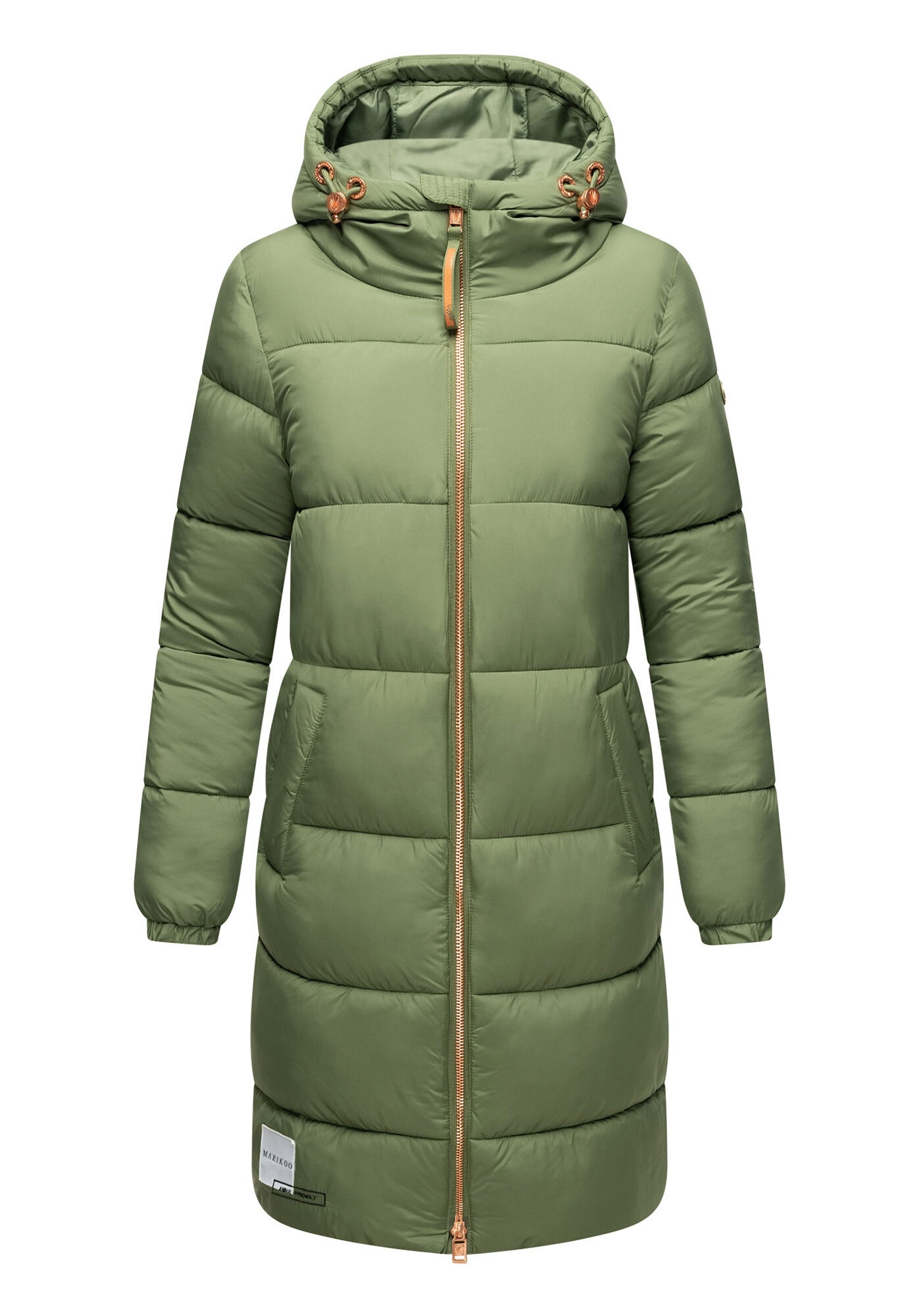 Marikoo Winterjacke »Marikoo Nomadiaa lange Damen Winterjacke N024«