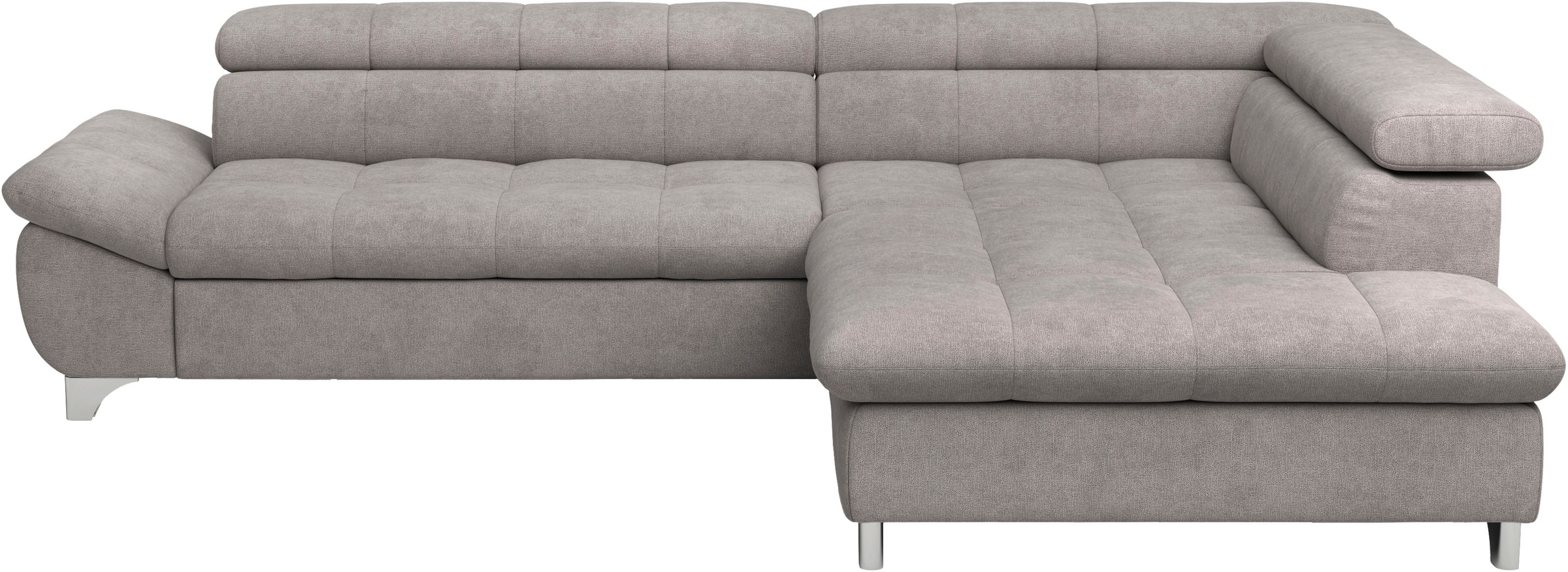 COTTA Ecksofa »Gemini L-Form«, mit Kopfteilverstellung, wahlweise mit Bettfunktion