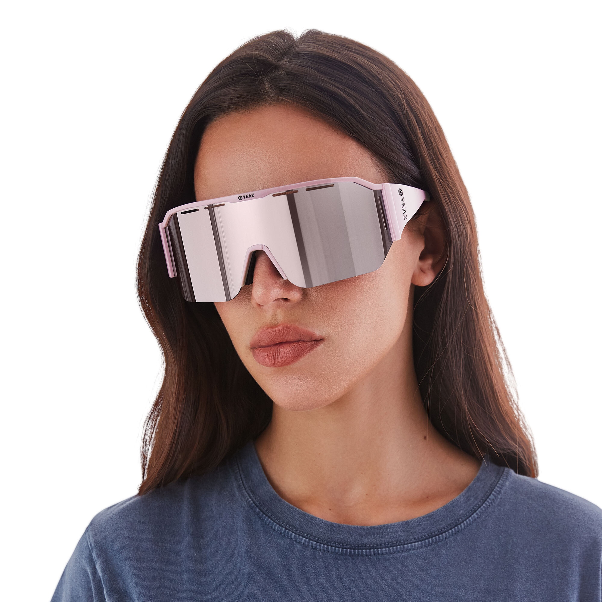 YEAZ Sportbrille »Sport-Sonnenbrille Black/Silver SUNVIBE«