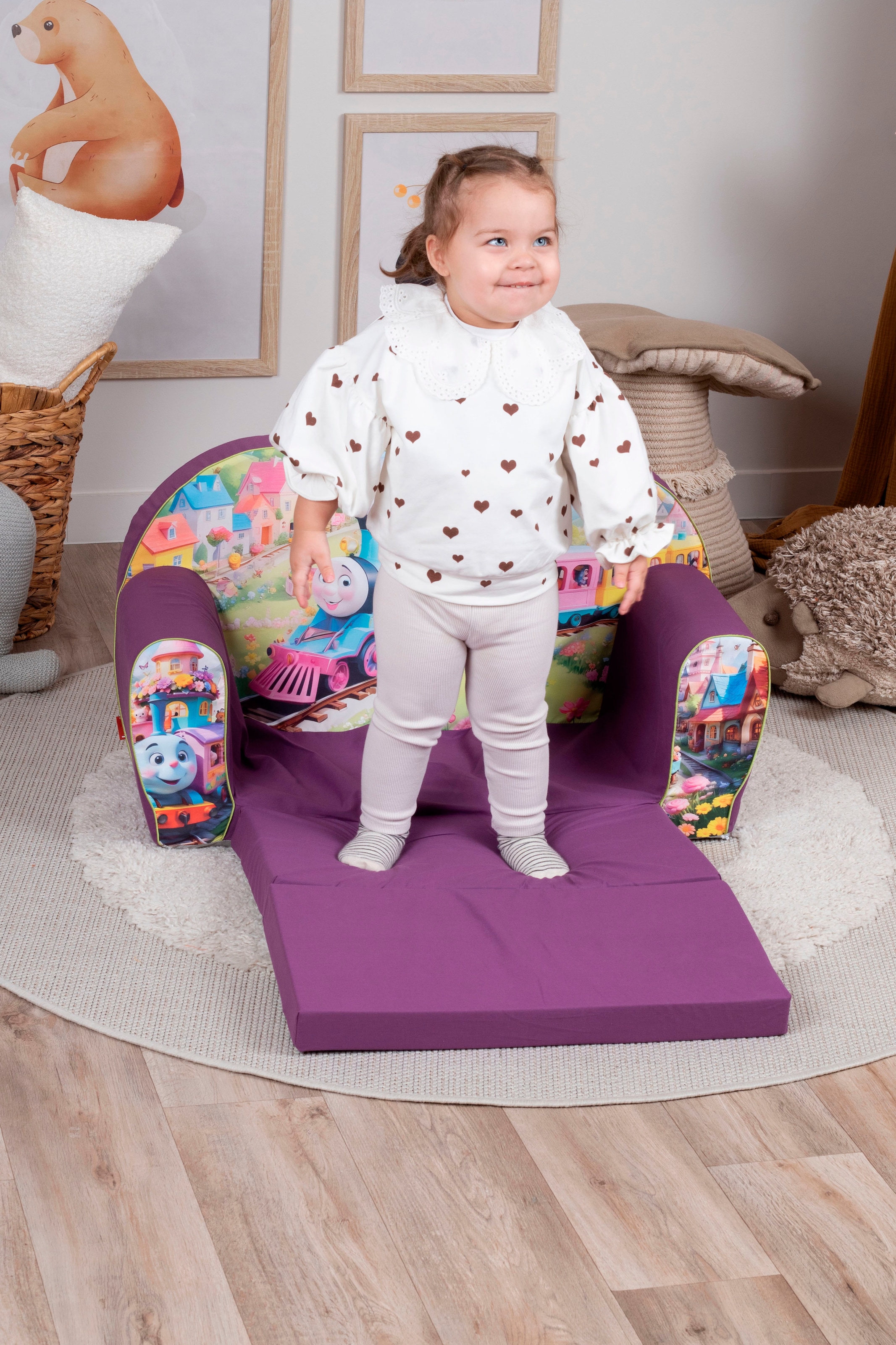 Knorrtoys® Sofa »Happy train« für Kinder; Made in Europe