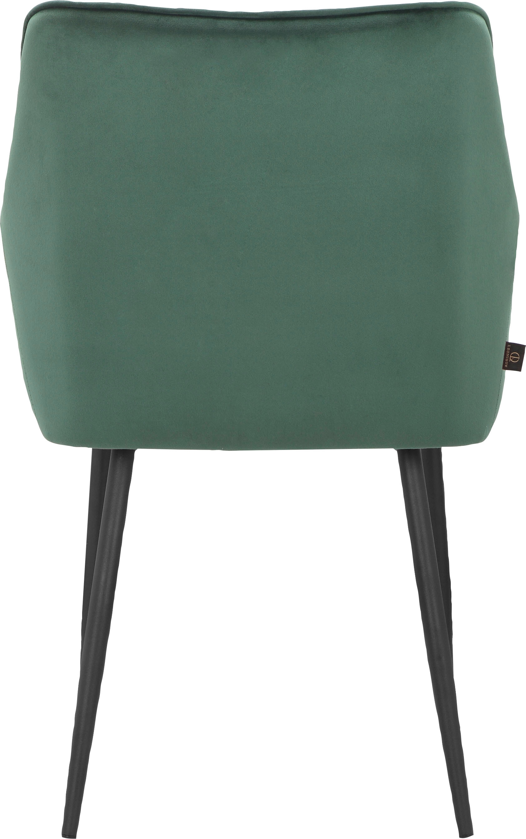 Leonique Armlehnstuhl »Montmerle«, 2 St., Veloursstoff, Sitz und Rücken gepolstert, in Velourstoff mit Steppung, Sitzhöhe 50cm