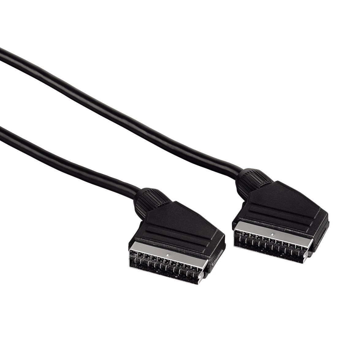 Scart-Verbindungskabel Stecker - Stecker, 1 m, Schwarz