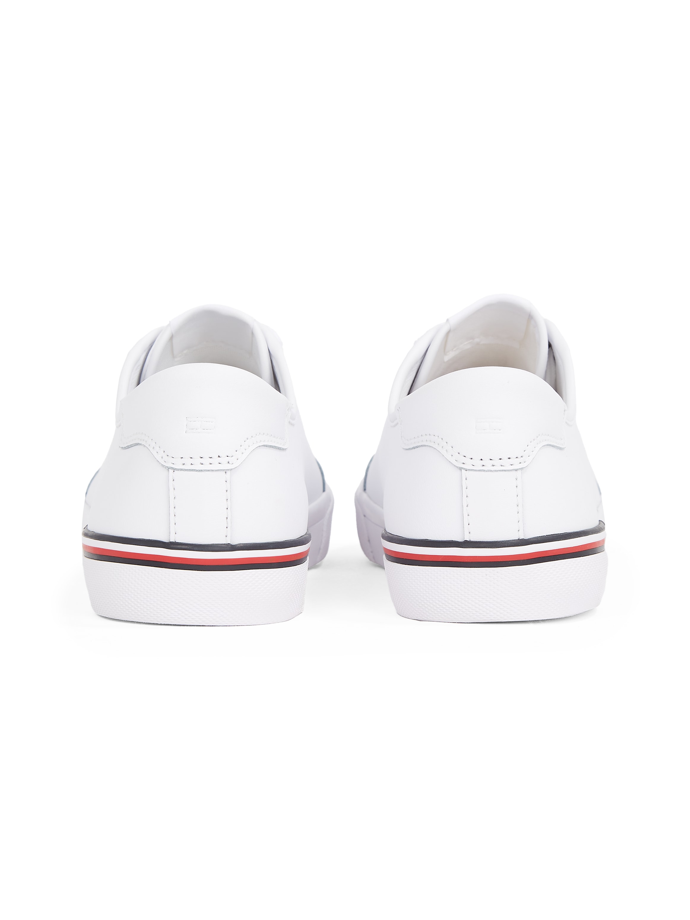 Tommy Hilfiger Sneaker »CORE CORPORATE VULC LEATHER«, Freizeitschuh, Halbschuh, Schnürer mit Logoschriftzug