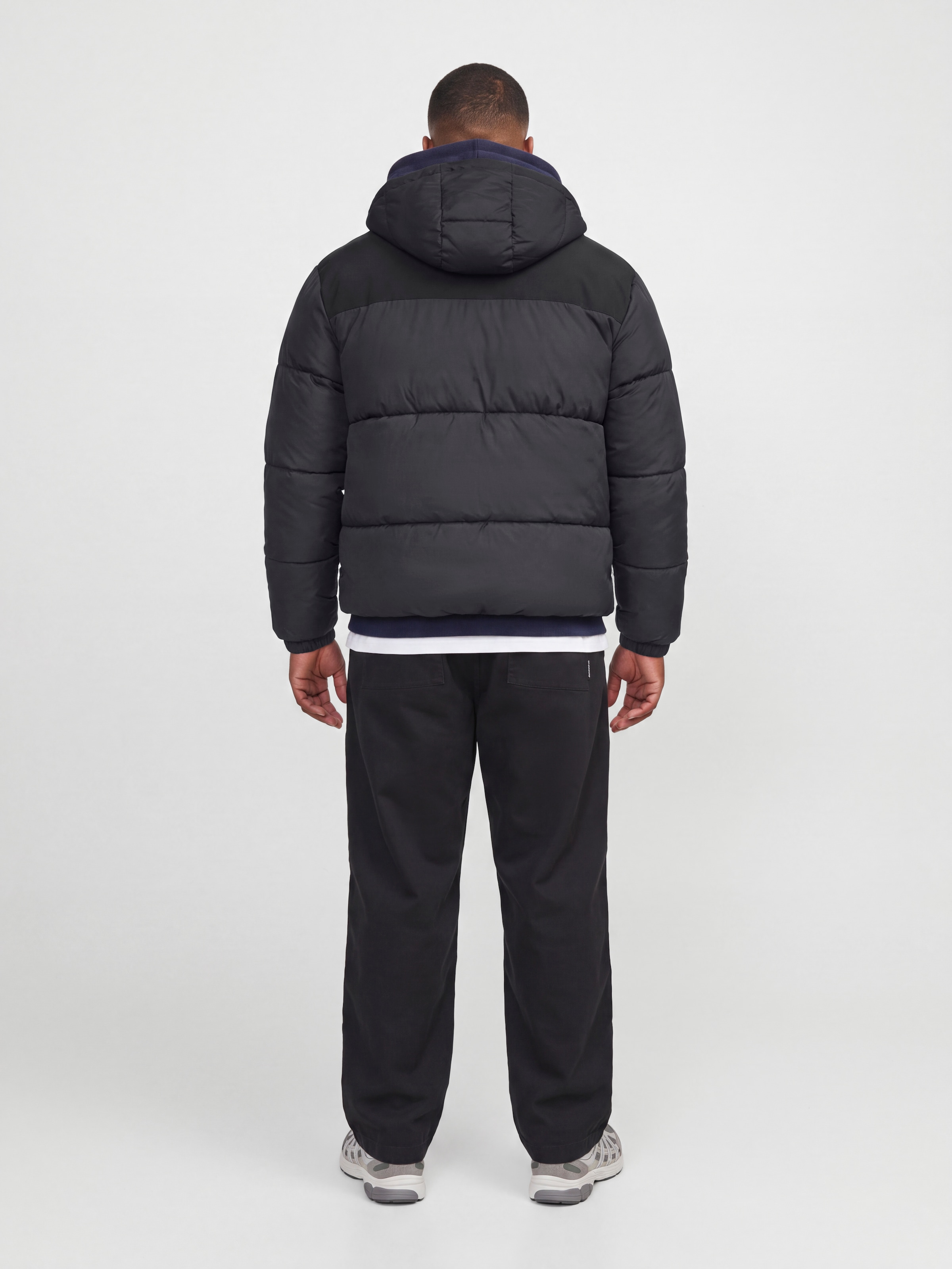 Jack & Jones PlusSize Steppjacke »JJRAZE PUFFER HOOD PLS« mit Kapuze Kunstfaser, regular fit