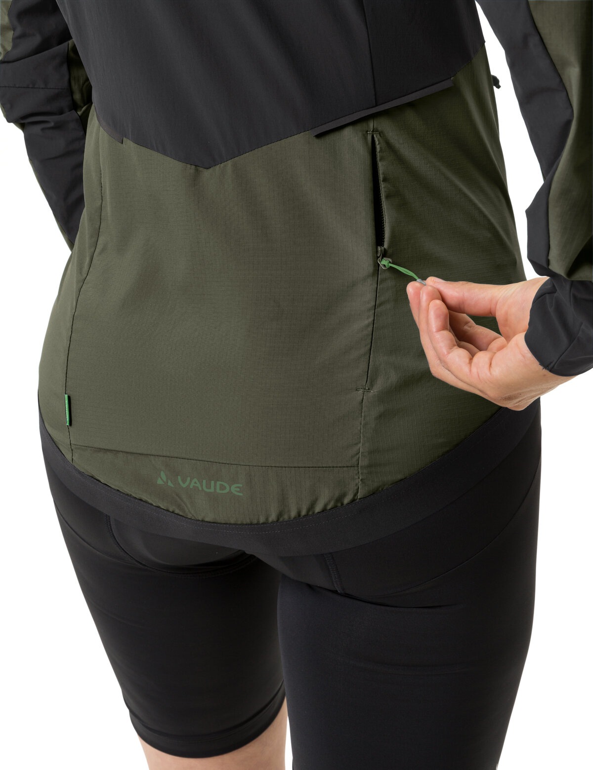 VAUDE Fahrradjacke besonders geringes Gewicht, kleines Packmaß, winddicht, atmungsaktiv