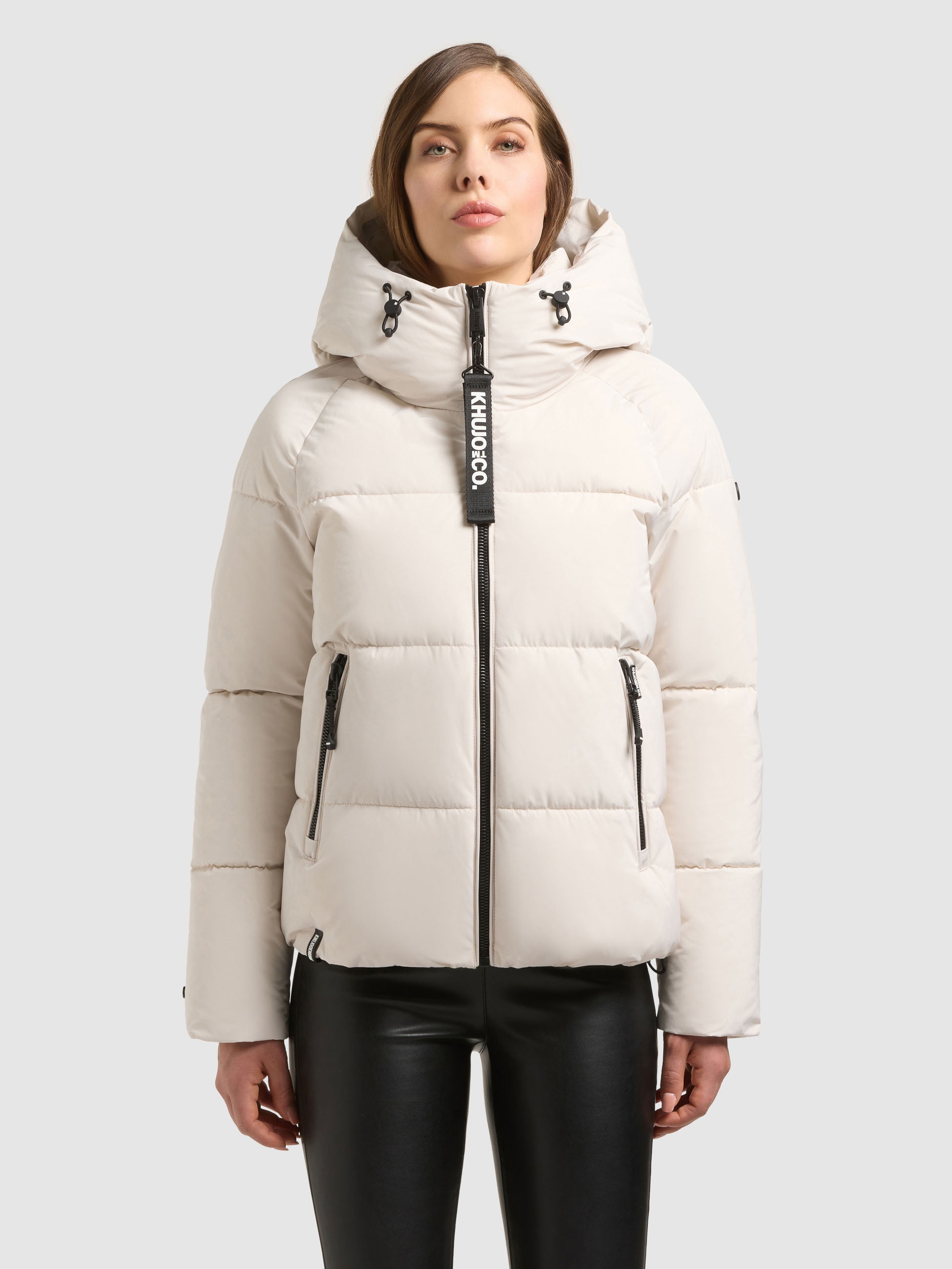khujo Steppjacke »ONO2« mit Kapuze Loose Fit