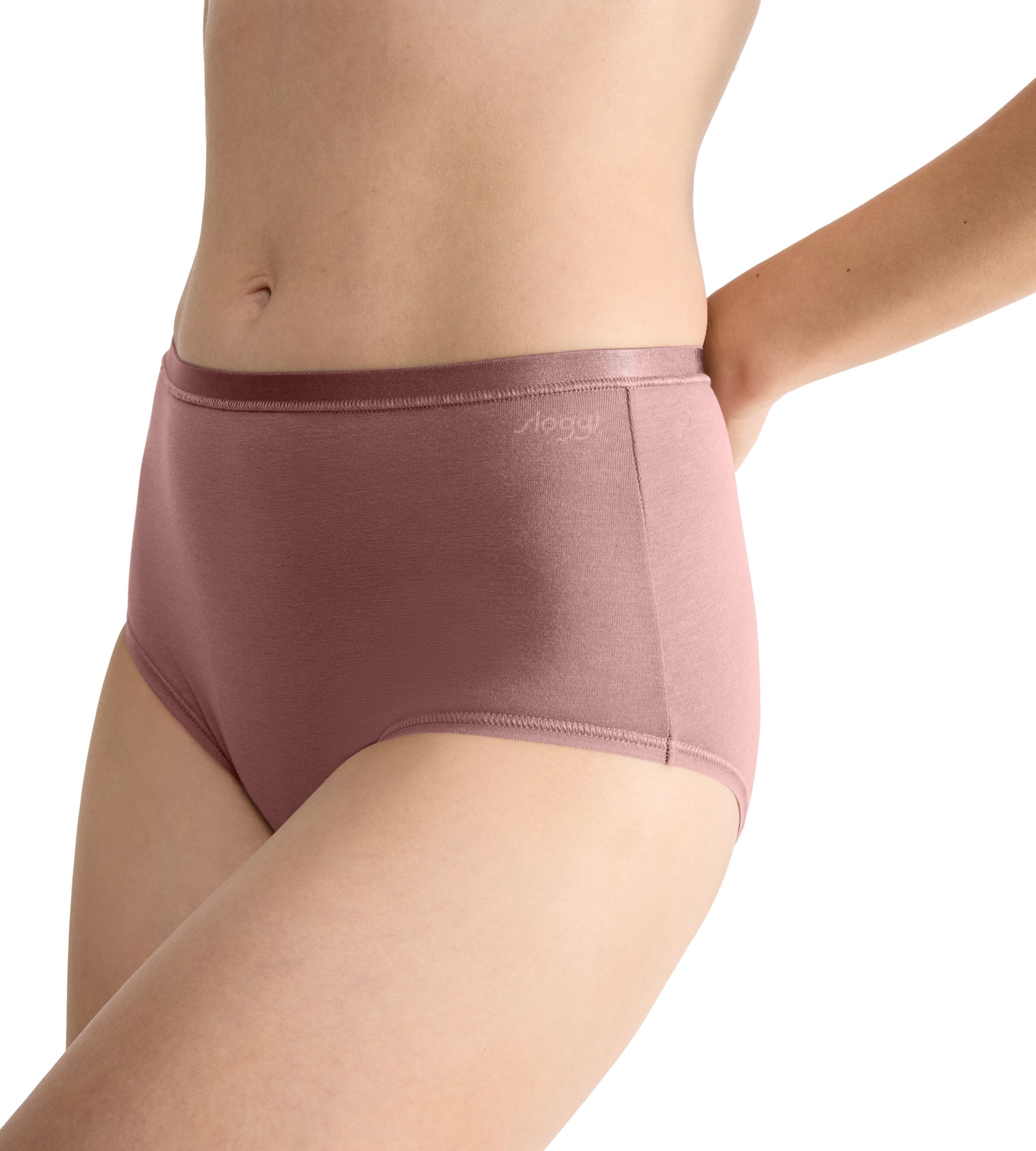 sloggi Slip »GO Daily Cotton Highwaist 3P«, (3er Pack), glanzeffekt Details