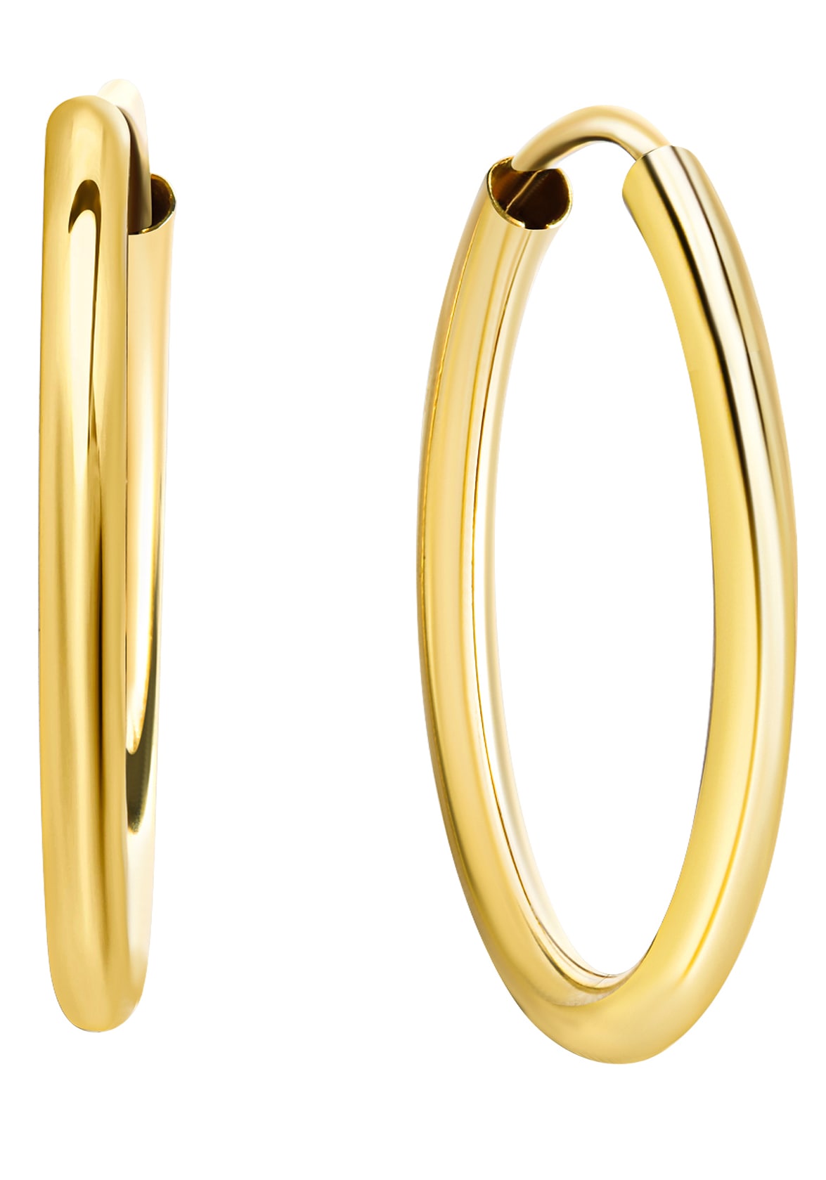 Firetti Paar Creolen »Schmuck Geschenk Gold 333 Ohrschmuck glänzend, verschiedene Größen«