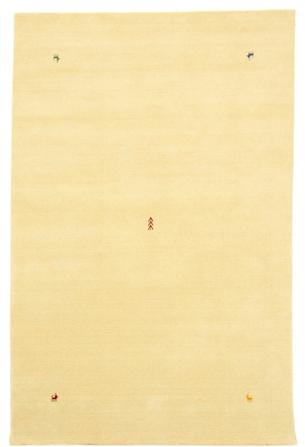 morgenland Wollteppich »Gabbeh Teppich - Indus »Deluxe« Rechteckig«, rechteckig, 1,5 mm Höhe, Sehr weicher Flor