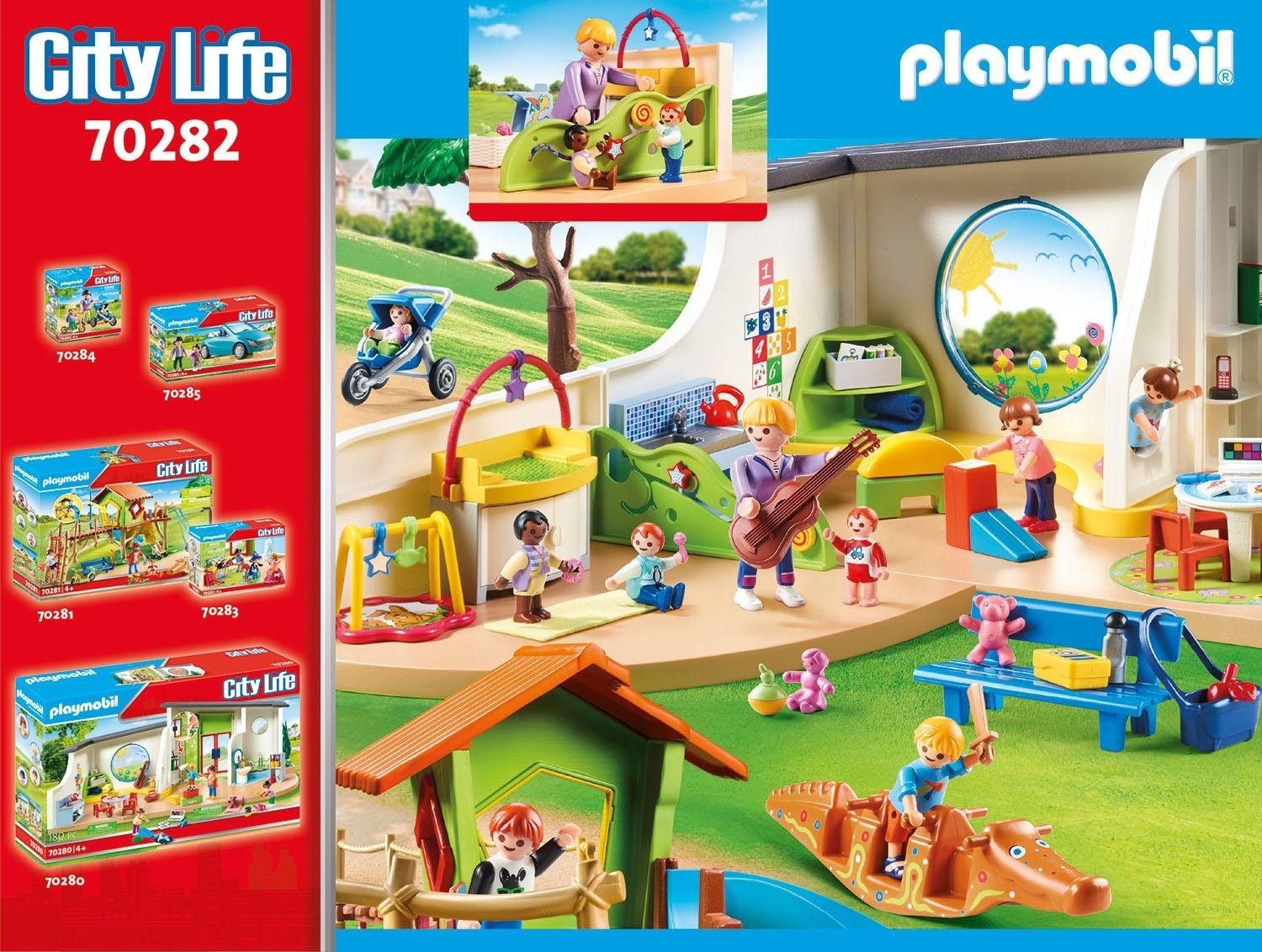 Playmobil® Konstruktions-Spielset »Krabbelgruppe (70282), City Life«, (40 St.), Made in Germany