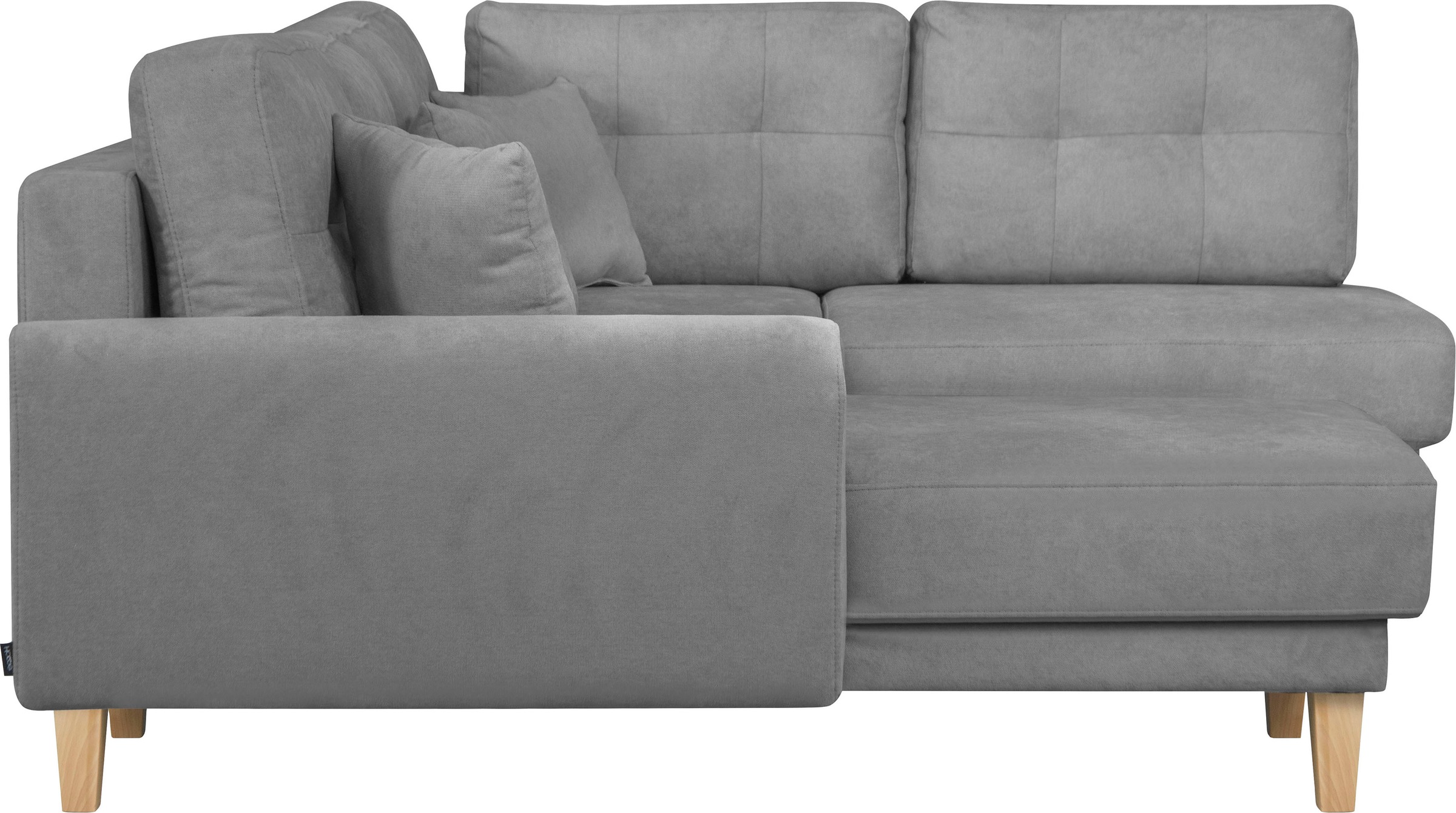 Home affaire Wohnlandschaft »TRIPLO U-Form wahlweise mit Schlaffunktion, B/T/H: 310/192/90 cm«, Schlafsofa, auch mit Bettkasten, Steppung im Rückenkissen