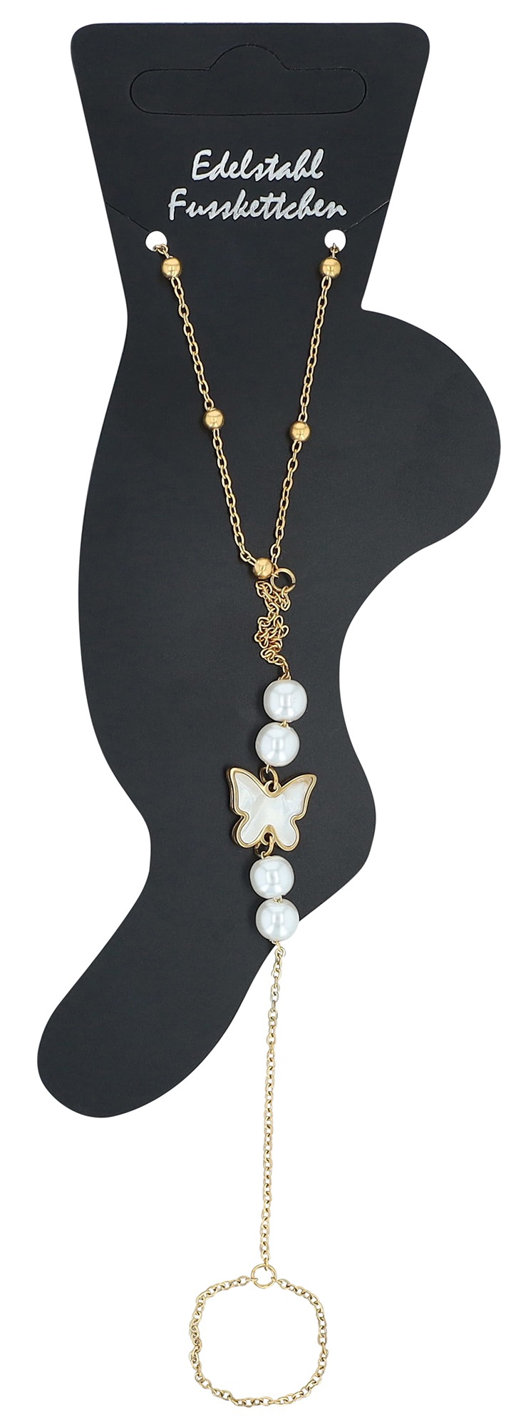 Adelia´s Fußkette »Damen Fußkettchen ¿ aus Edelstahl«