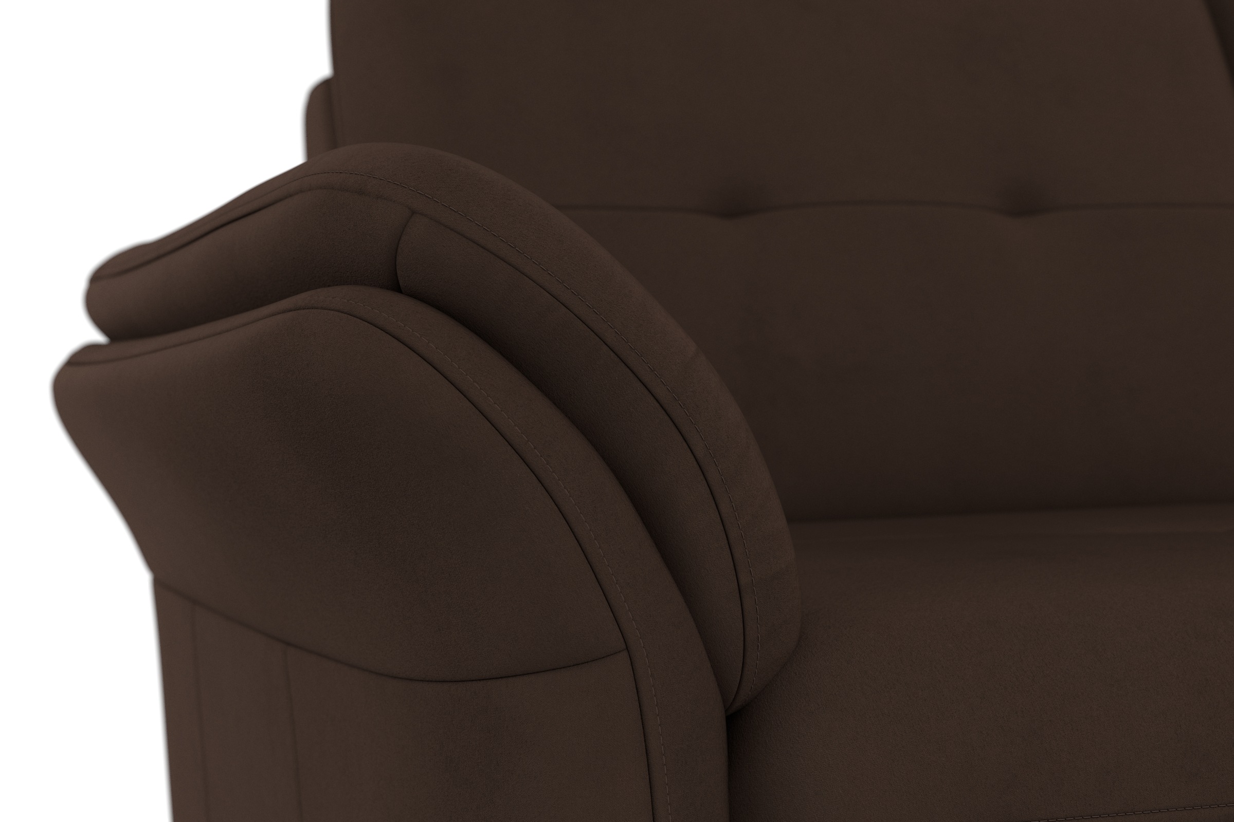 sit&more 3-Sitzer »Göteborg«, inklusive Sitztiefenverstellung und Federkern