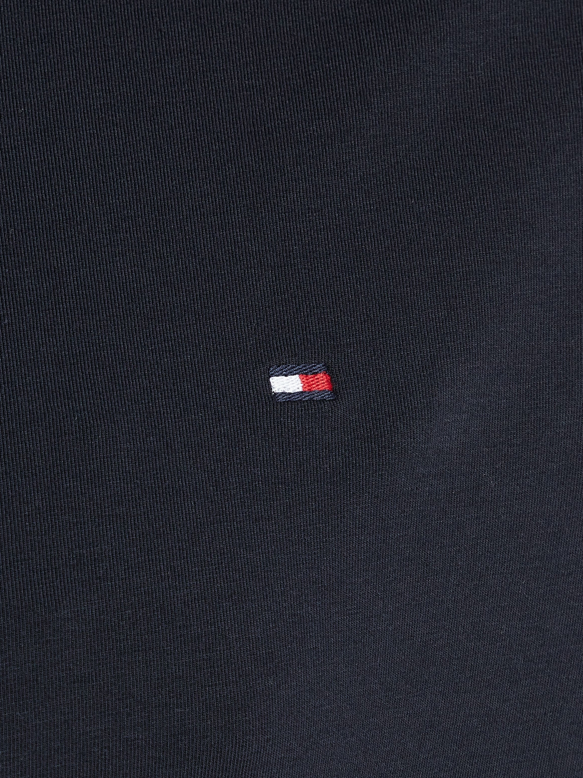 Tommy Hilfiger Big & Tall Longsleeve »BT-STRETCH SLIM FIT TEE-B mit Rundhals und Logo«, unifarben, casual, slim fit, Baumwollmix, Rundhals, große Größen