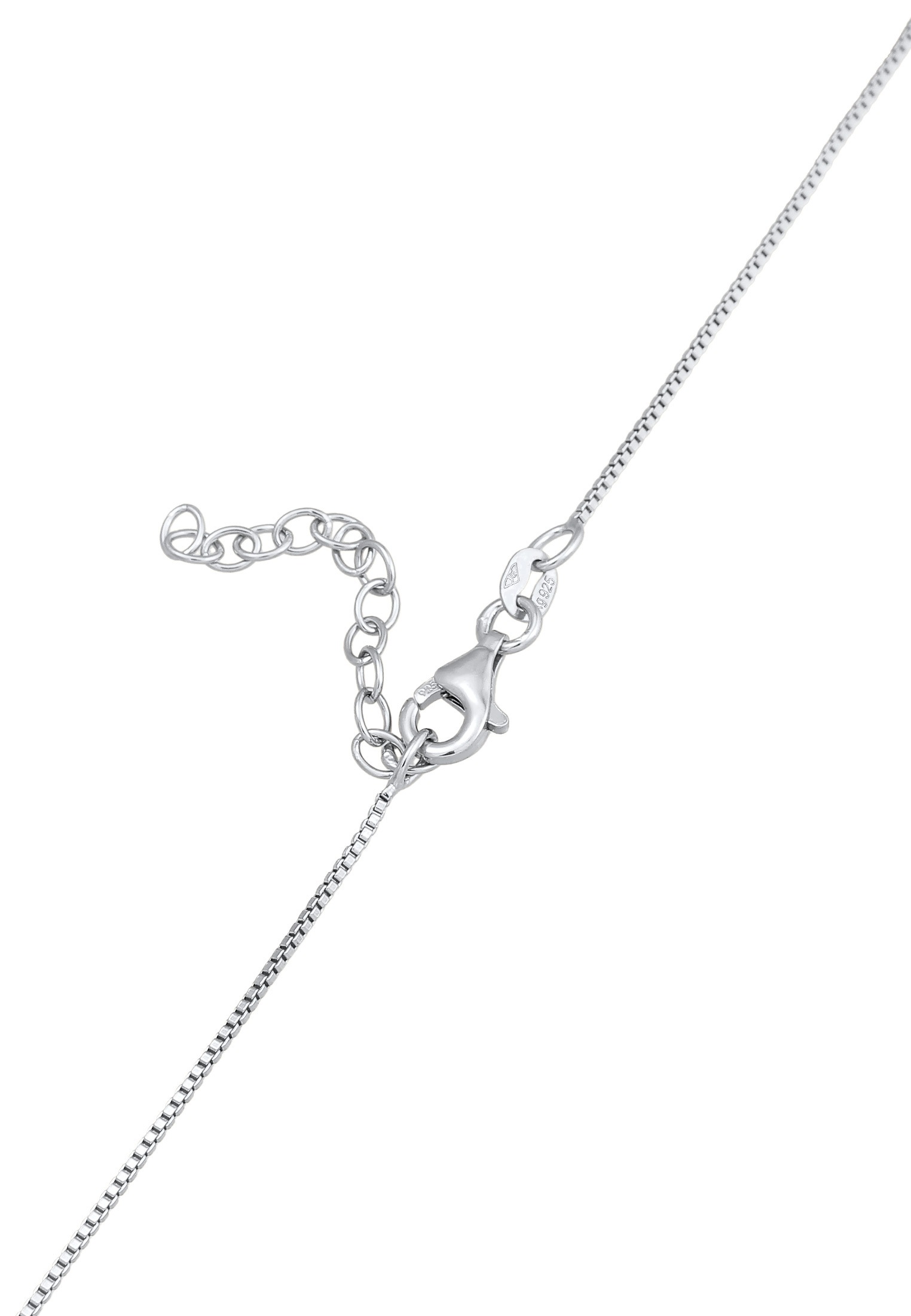 Elli Choker »Halskette Solitär Kristall Venezianerkette 925 Silber«