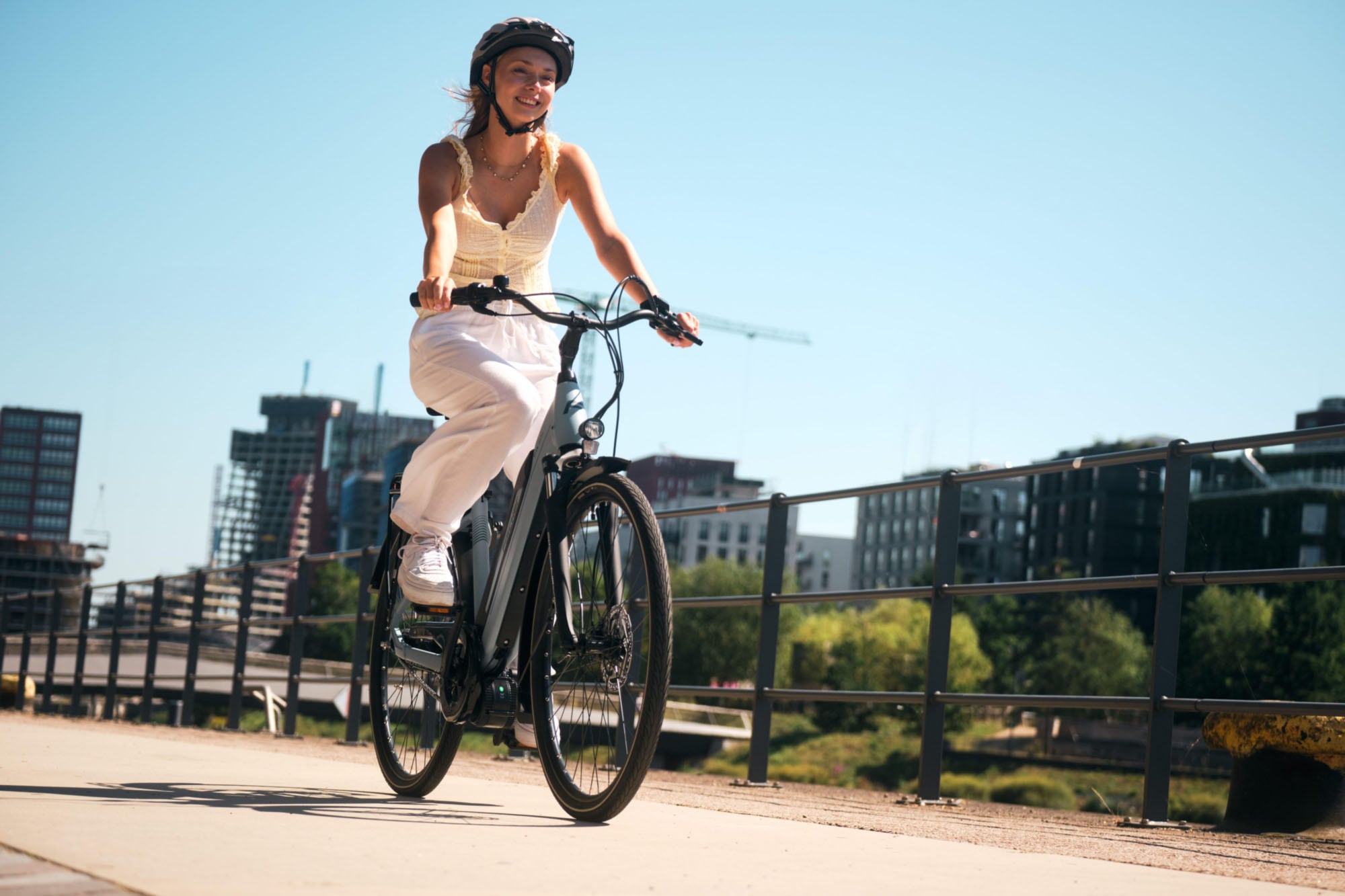 FISCHER Fahrrad »CITA 2404 688 43 ACTIVE« 7 Gang Shimano NEXUS Schaltwerk Mittelmotor mit Akku-Ladegerät | mit Werkzeug,  Pedelec, Elektrofahrrad für Damen und Herren