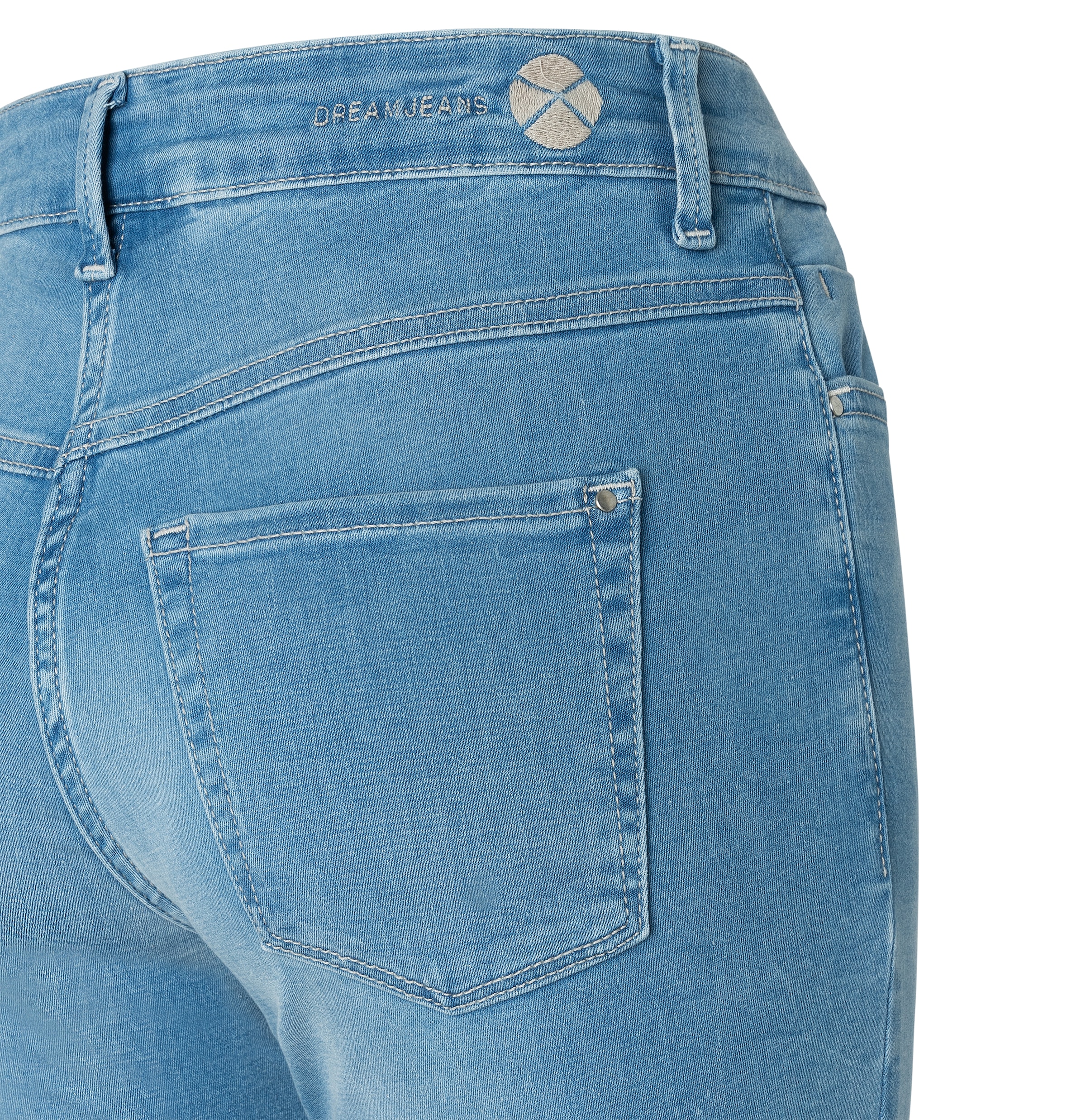 MAC 7/8-Jeans »Dream Chic«, verkürzte Form mit Reißverschluss