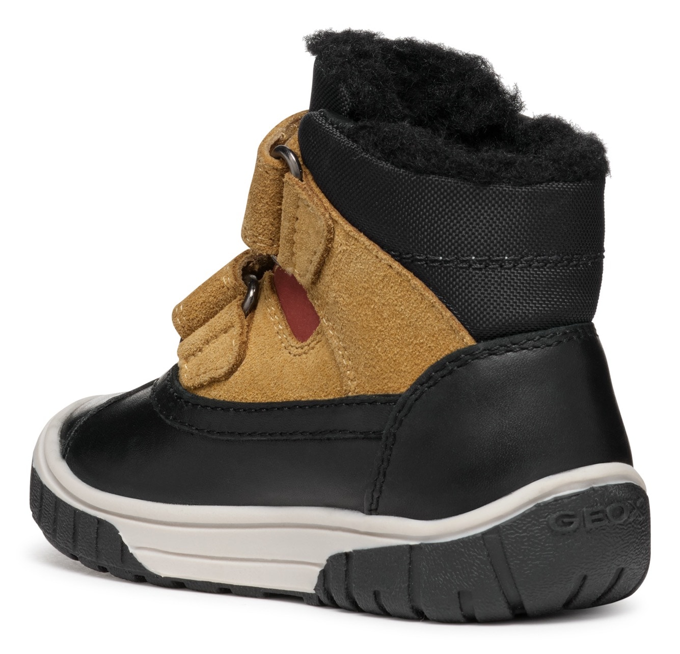 Geox Winterboots »B OMAR BOY WPF C«, Klettstiefel, Babystiefel Winterstiefel mit Warmfutter