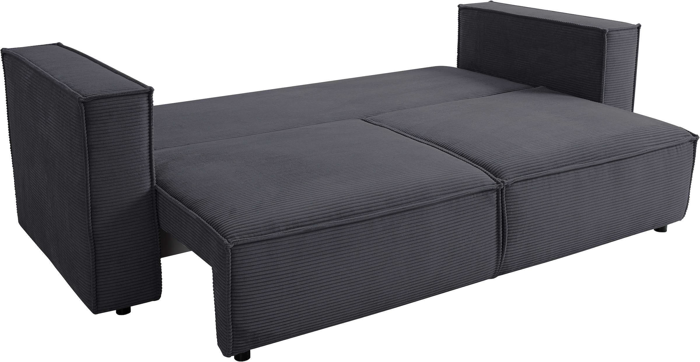 WERK2 Schlafsofa »Kansas Breite 252 cm, mit extragroßer Liegefläche 202x152 cm«