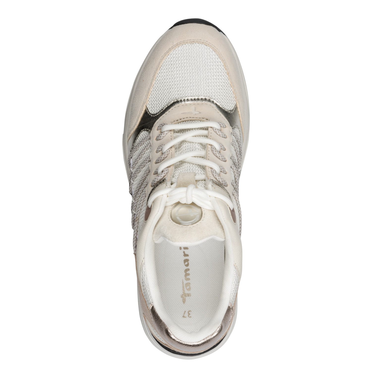 Tamaris Keilsneaker  , Freizeitschuh, Halbschuh, Schnürschuh mit gepolstertem Schaftrand