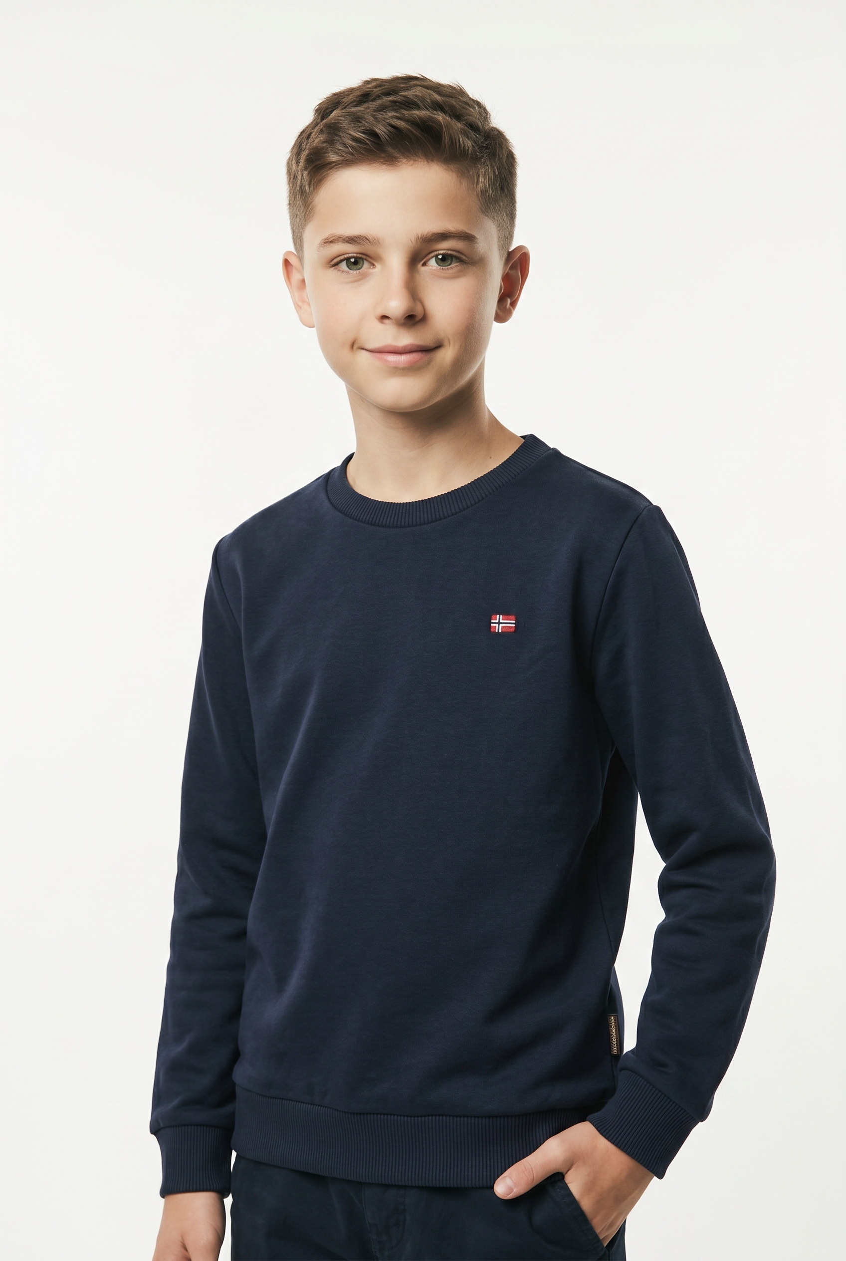 Napapijri Sweatshirt , klassische Sweatshirt-Ausführung, aus Baumwolle und Polyester
