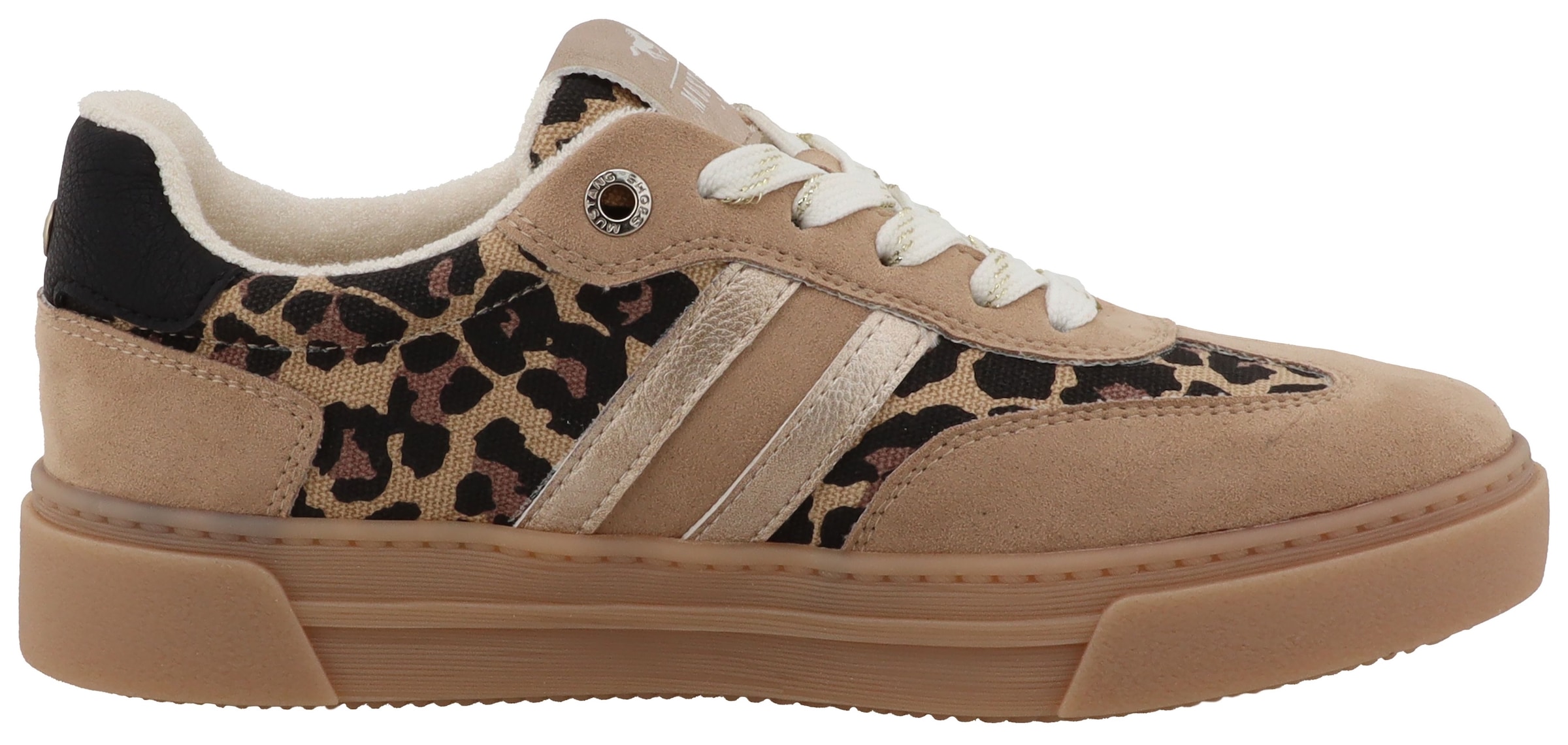 Mustang Shoes Plateausneaker »Rhonda«  Freizeitschuh, Halbschuh, Schnürschuh mit modischen Kontrastbesätzen