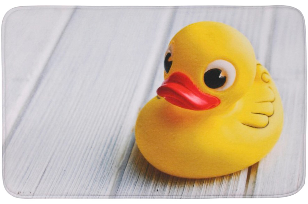 Sanilo Badaccessoire-Set »Ente«, (Komplett-Set, 3 tlg.), bestehend aus WC-Sitz, Badteppich und Waschbeckenstöpsel
