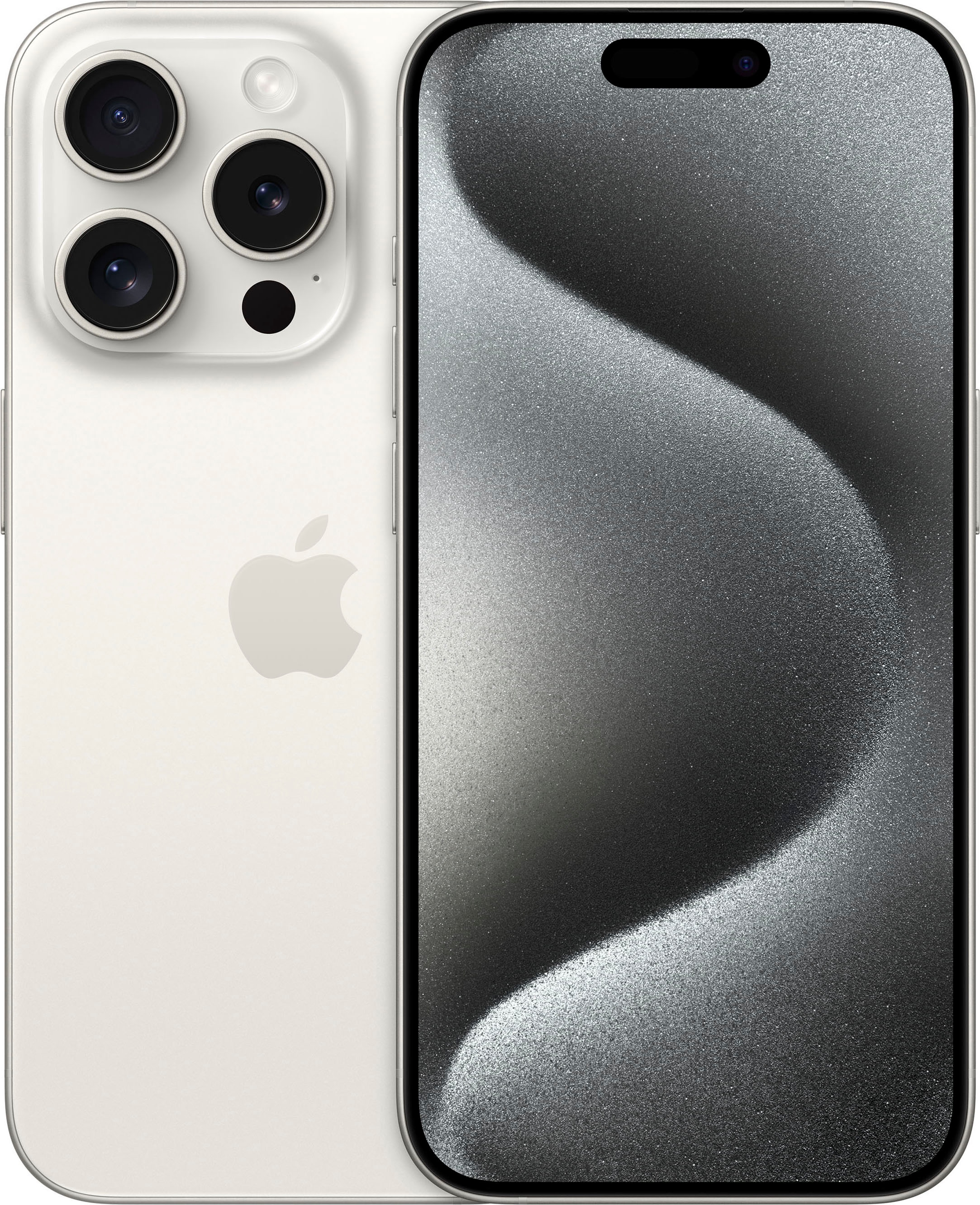 Apple Smartphone »iPhone 15 Pro 512GB«, white titanium, 15,5 cm/6,1 Zoll, 512  GB Speicherplatz, 48 MP Kamera online kaufen