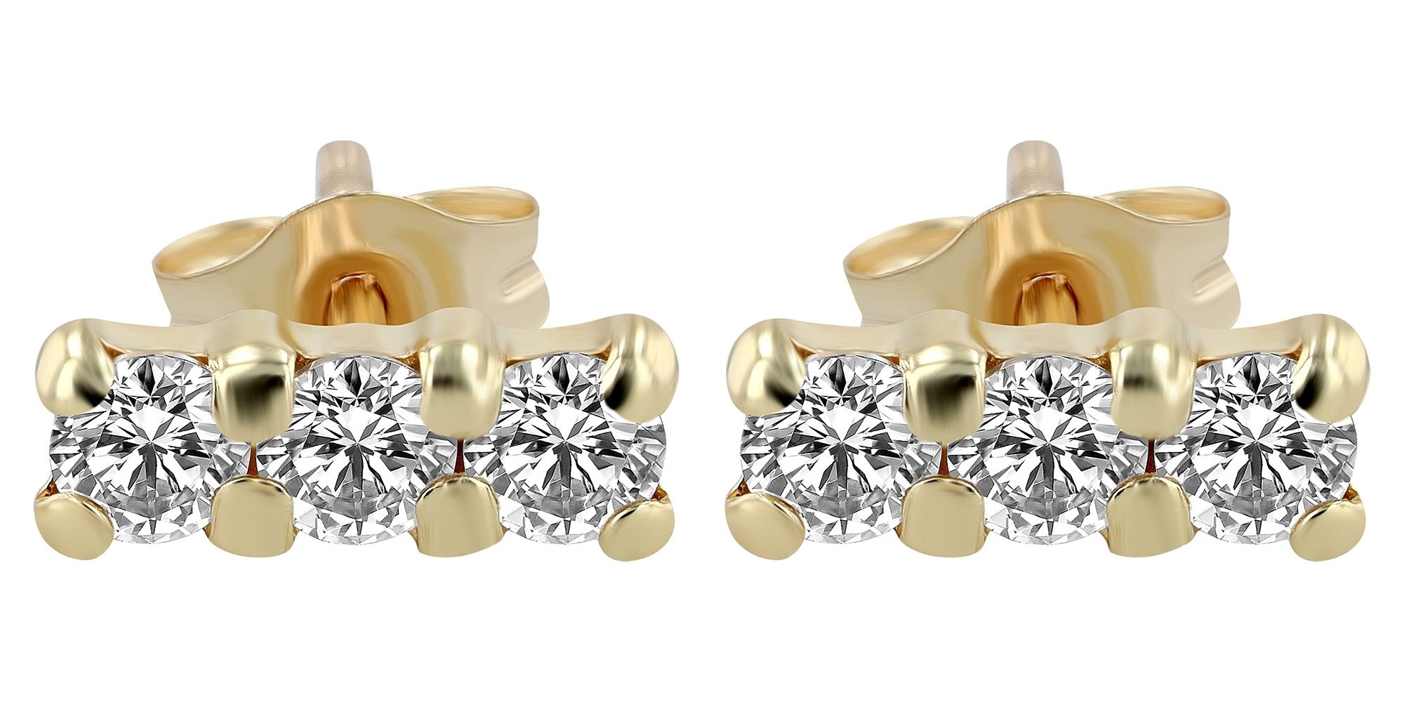 Adelia´s Paar Ohrstecker »Ohrringe - Ohrstecker aus 333 Gold«