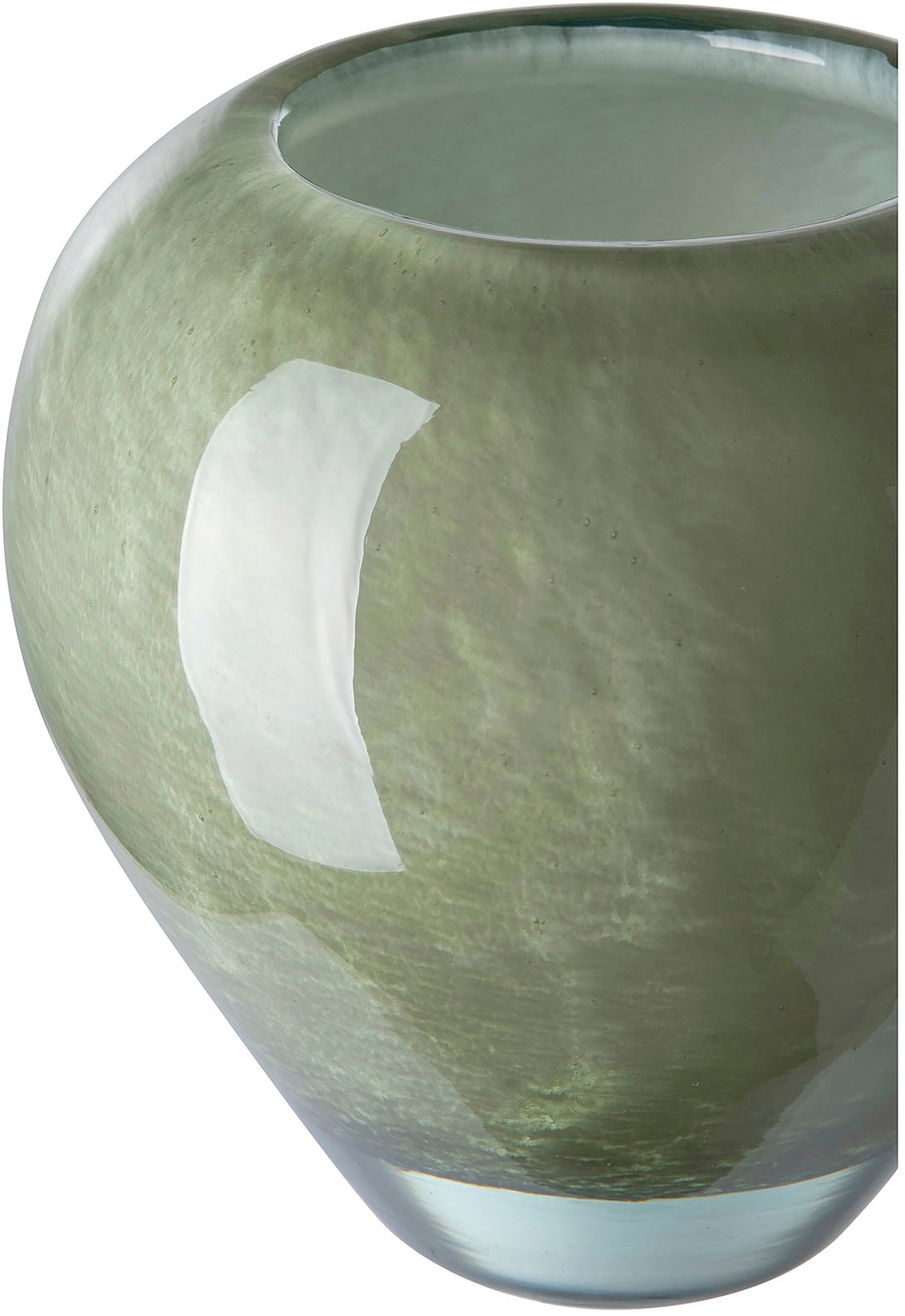 Fink Tischvase »Lesly«, (1 St.), Vase aus Glas, Dekovase, Gefäß für Blumen, Höhe ca. 14 cm
