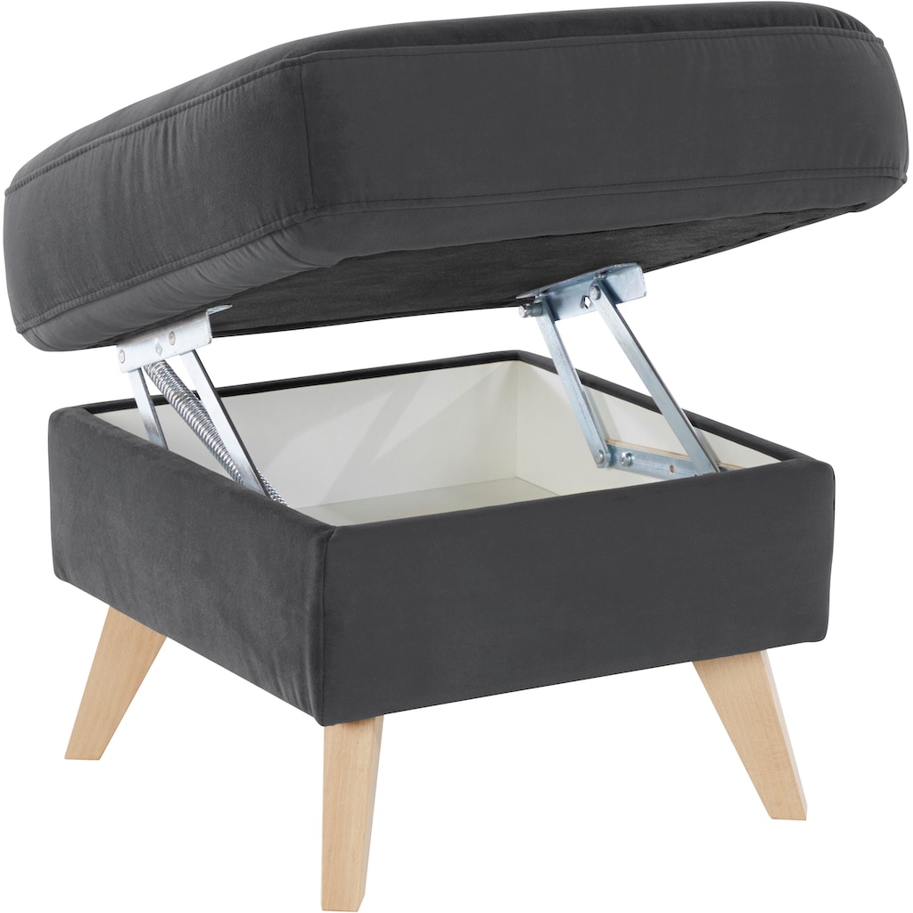 exxpo - sofa fashion Hocker »Nappa«