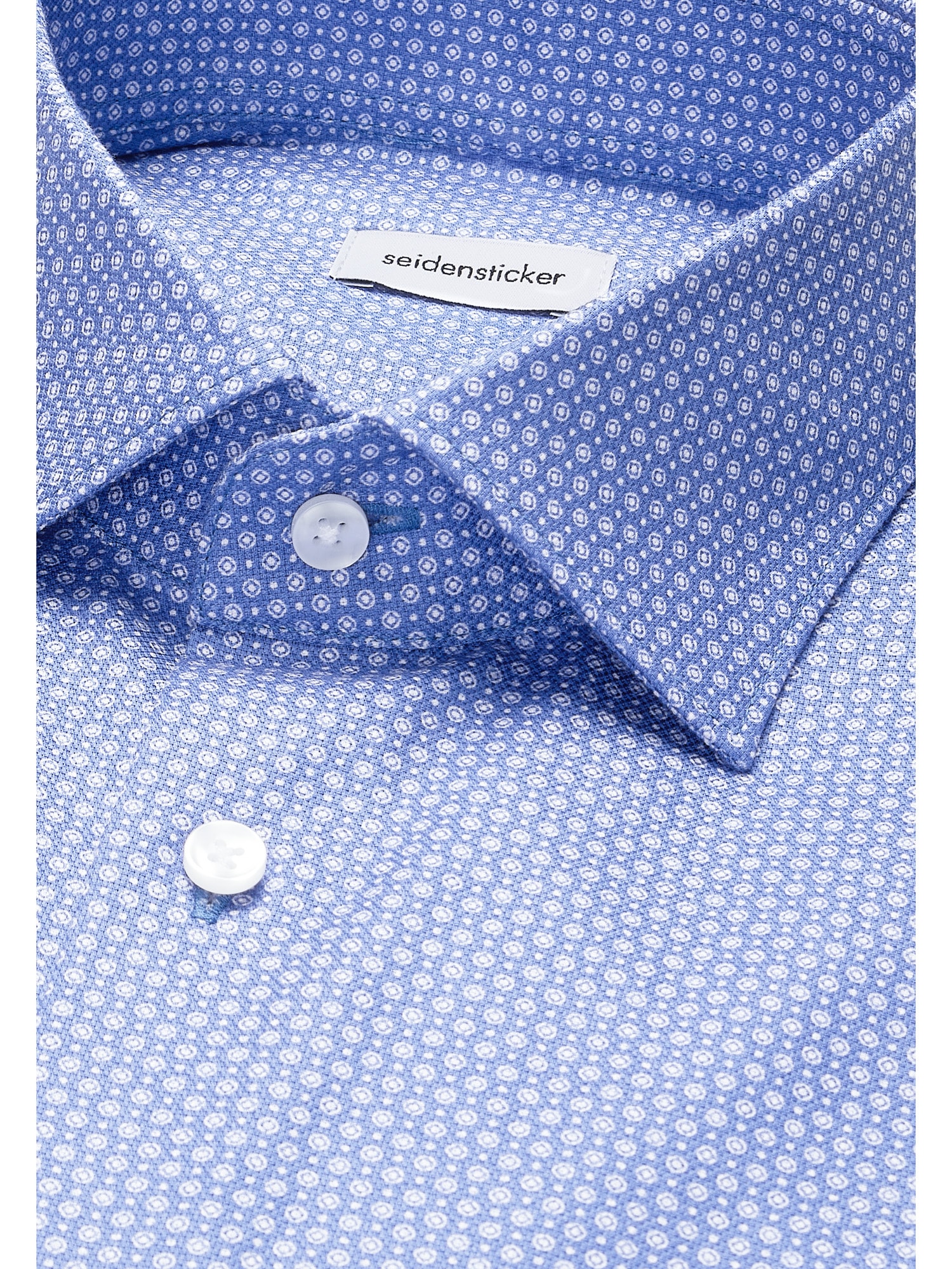 seidensticker Businesshemd »Schwarze Rose« Slim 1/2 Kentkragen Druck