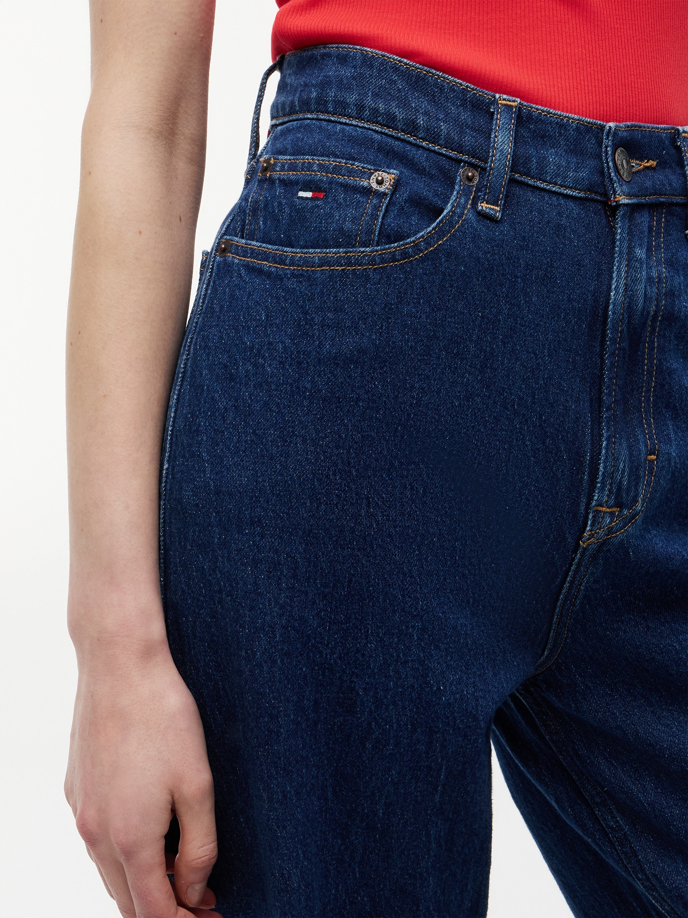 Tommy Jeans Loose-fit-Jeans »CLAIRE HIGH RISE WIDE AI4159« Baumwollmischung, lässig geschnitten