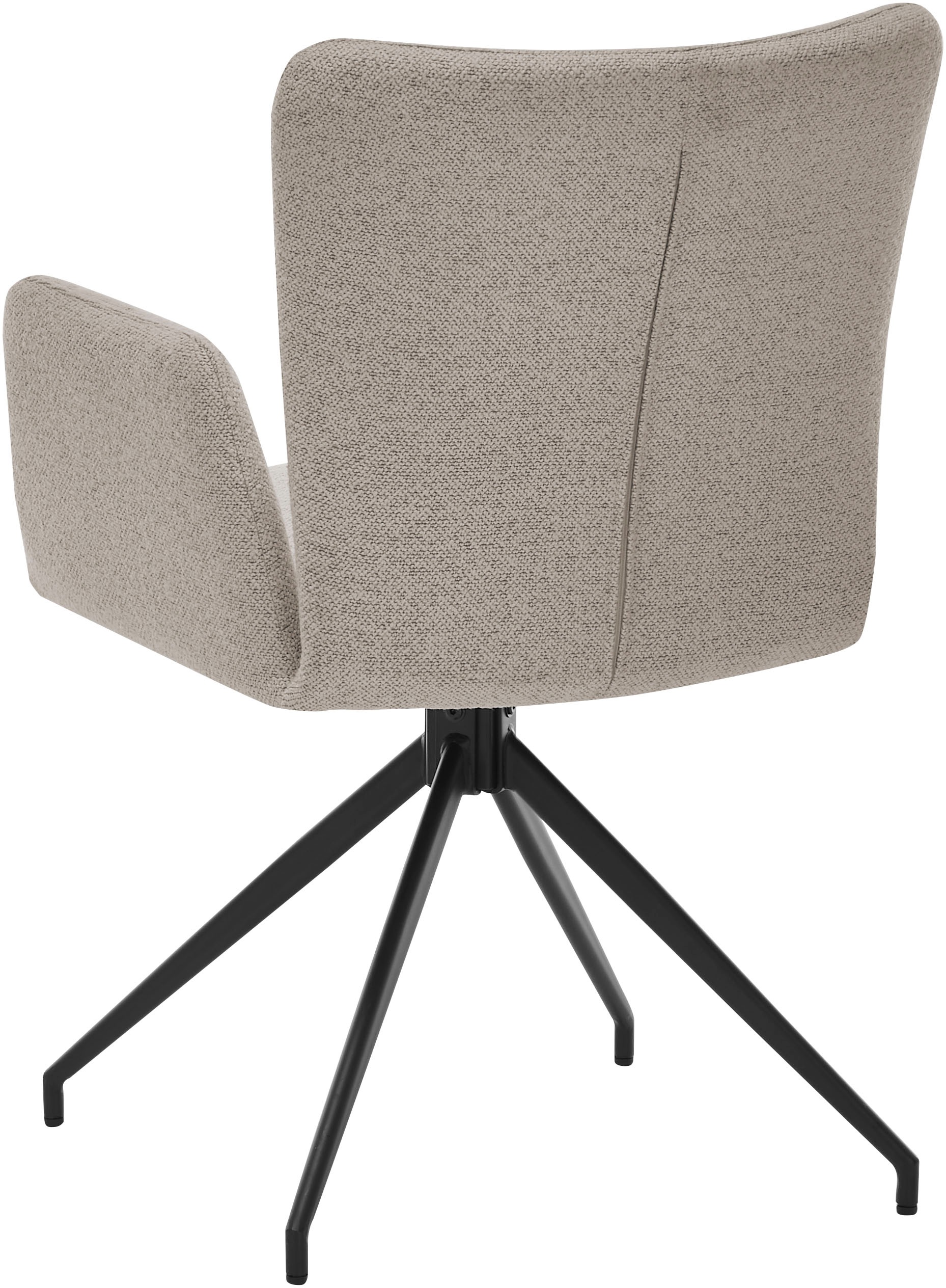 set one by Musterring Esszimmerstuhl »El Paso« () 2 Stk.Stativgestell drehbar, verschiedene Farben, Maße B58 x H86 x T62 cm