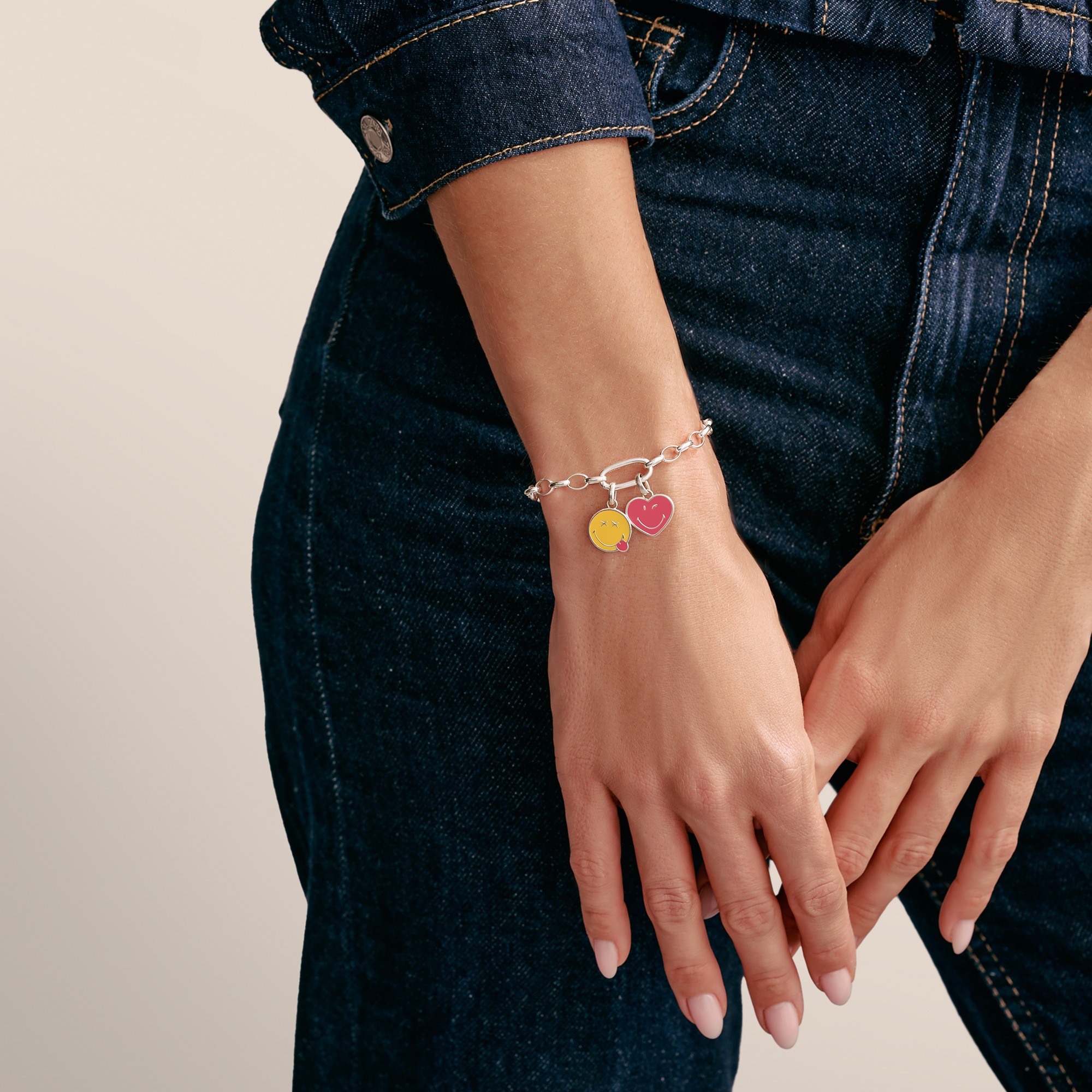 THOMAS SABO Charm-Einhänger »SMILEYWORLD®Cheeky Charm - Connect«