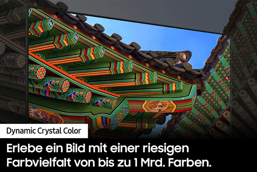 Samsung LED-Fernseher »GU85DU8079U«, 4K Ultra HD, Smart-TV, Crystal UHD, Q-Symphony, Dolby Surround Sound, Triple Tuner, Smart-Hub