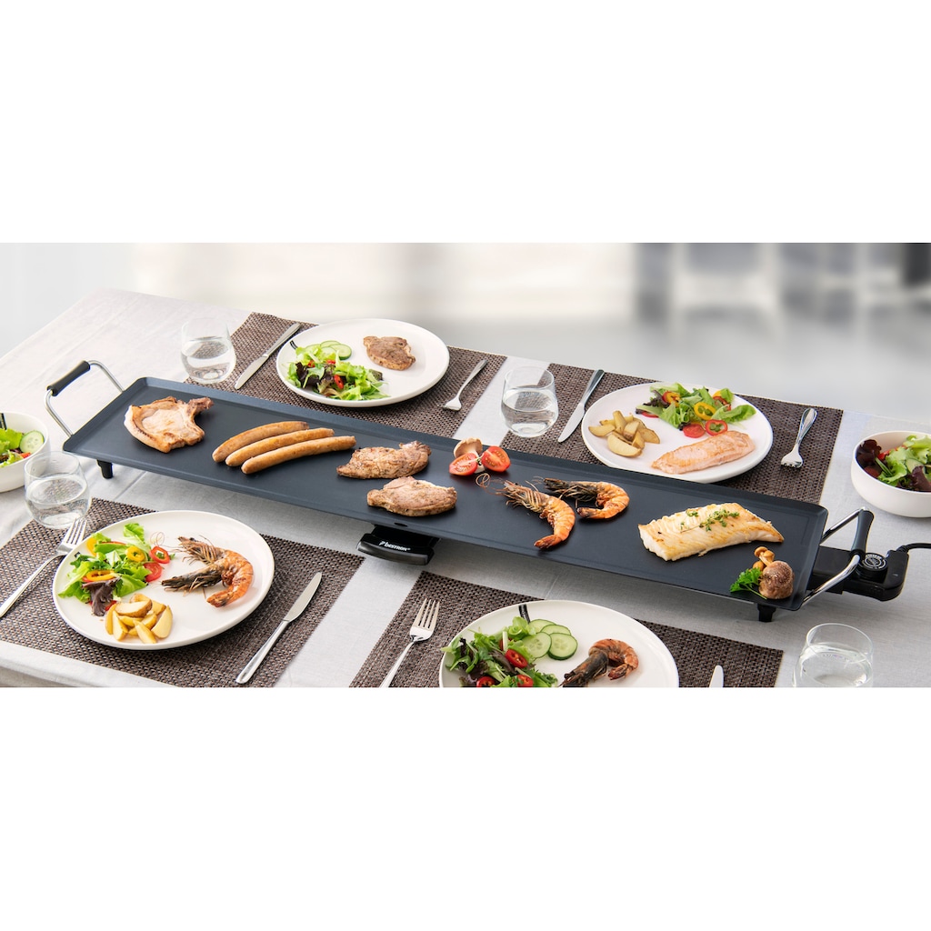 bestron Tischgrill »XXXL Plancha-/Teppanyaki-Grillplatte«, 2000 W