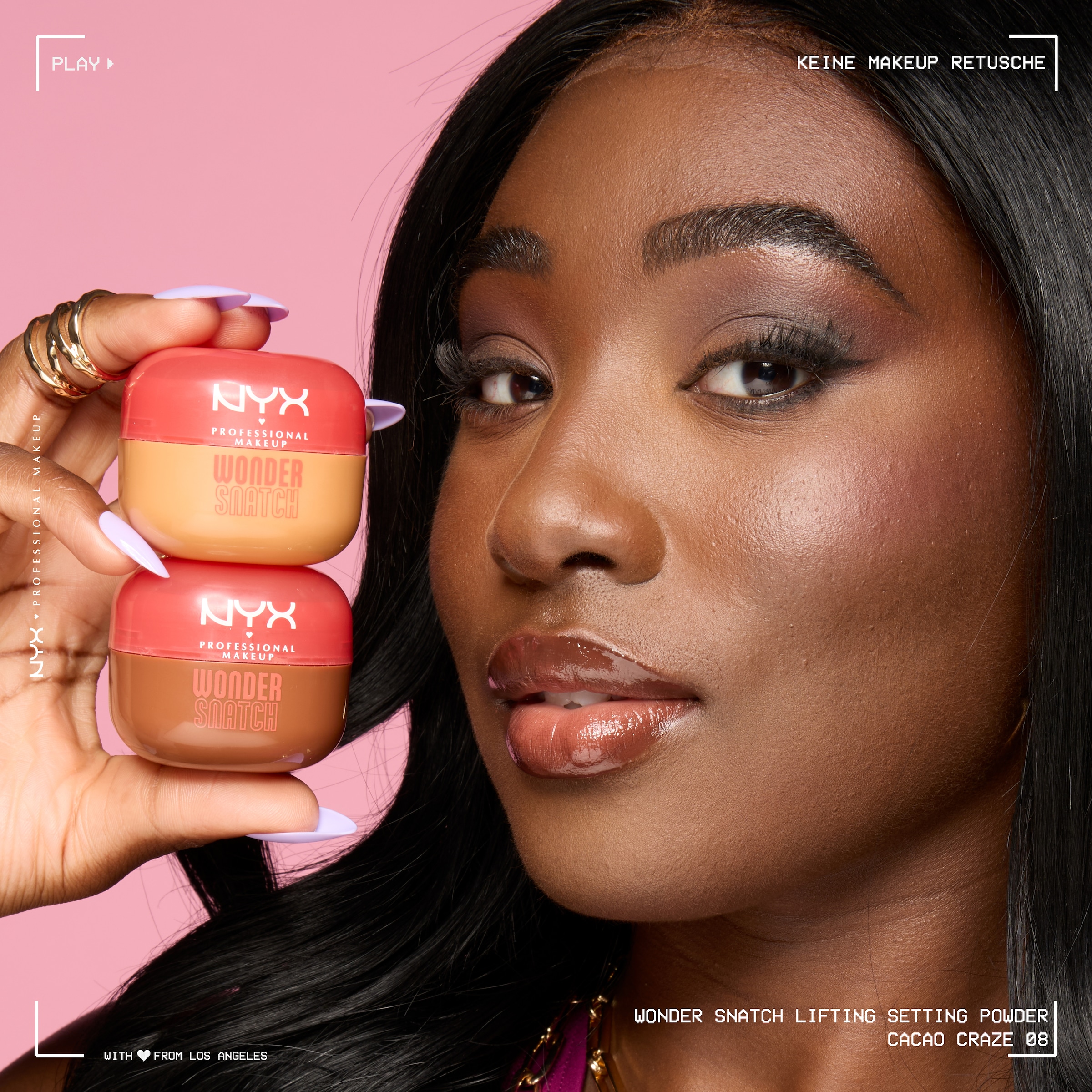 NYX PROFESSIONAL MAKEUP »WONDER SNATCH POWDER« angereichert mit grünem Tee für den antioxidativen Glow gesunder Haut